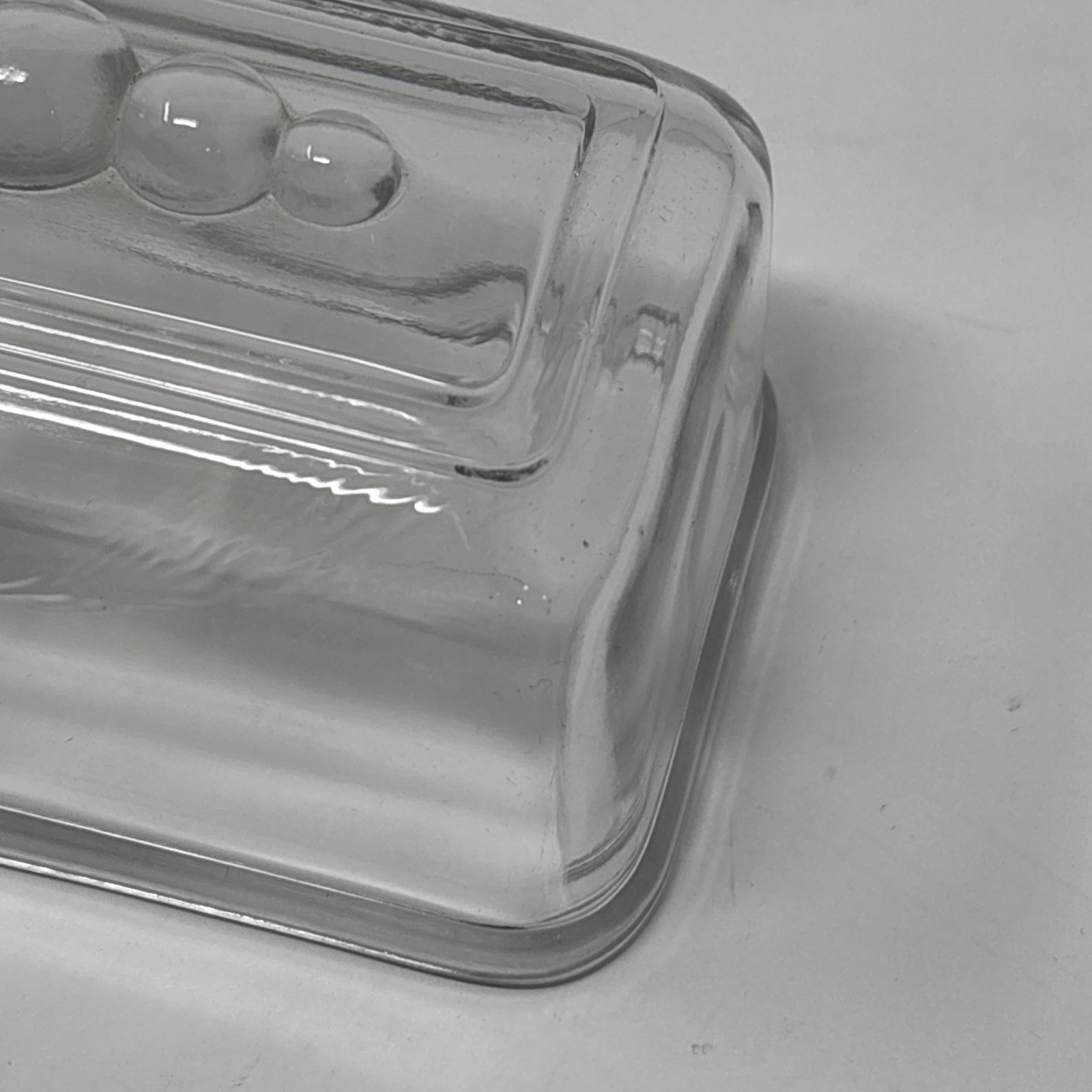 Vintage Imperial Candlewick California Short Butter Dish 6 1/2”