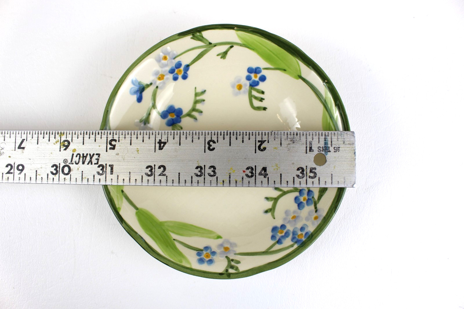 FRANCISCAN Forget Me Not Fruit/Dessert (Sauce) Bowl 5 1/4″ Hand Painted Set of 4