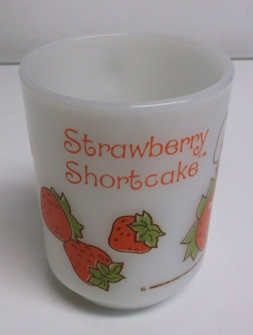 Strawberry Shortcake Mug by Anchor Hocking American Greetings 1980