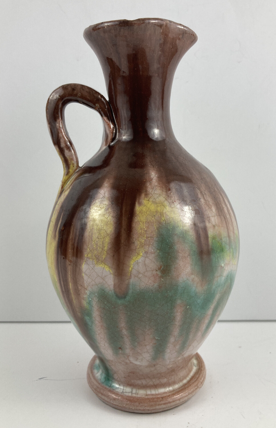 North Carolina Pottery Syrup Pitcher Jug