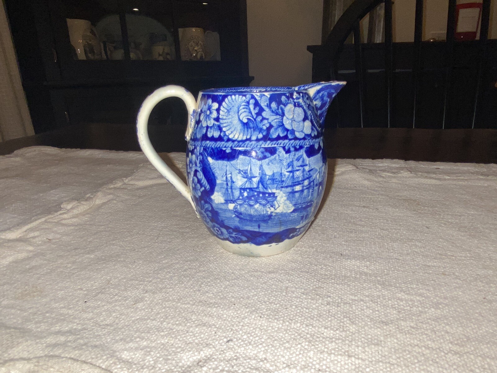 Historical Staffordshire Macdonough’s Victory Barrel From Creamer