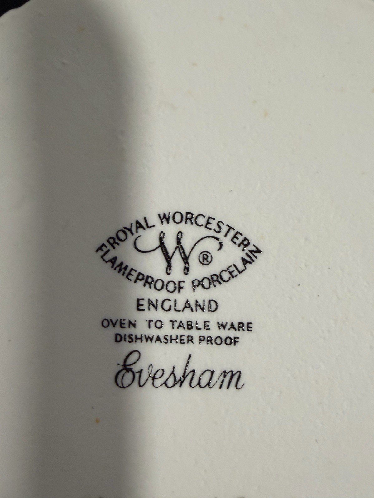 VTG Royal Worcester ‘Evesham’ Flameproof Porcelain Ramekins Set 6 Fruit Pattern