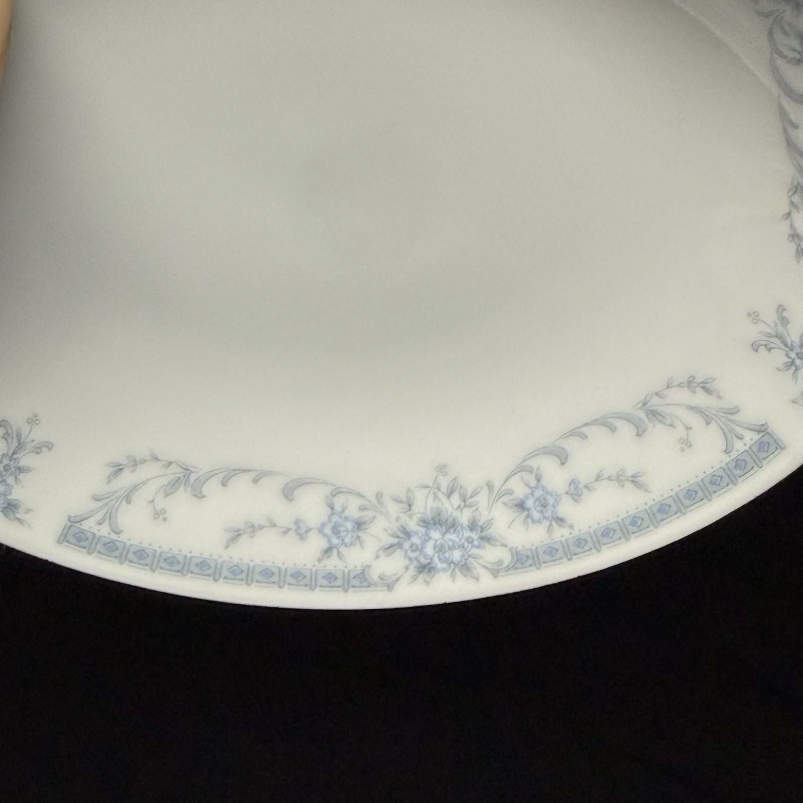 Sheffield Berry Dessert Bowl Blue Whisper Porcelain Fine China Two-Piece Set NWT