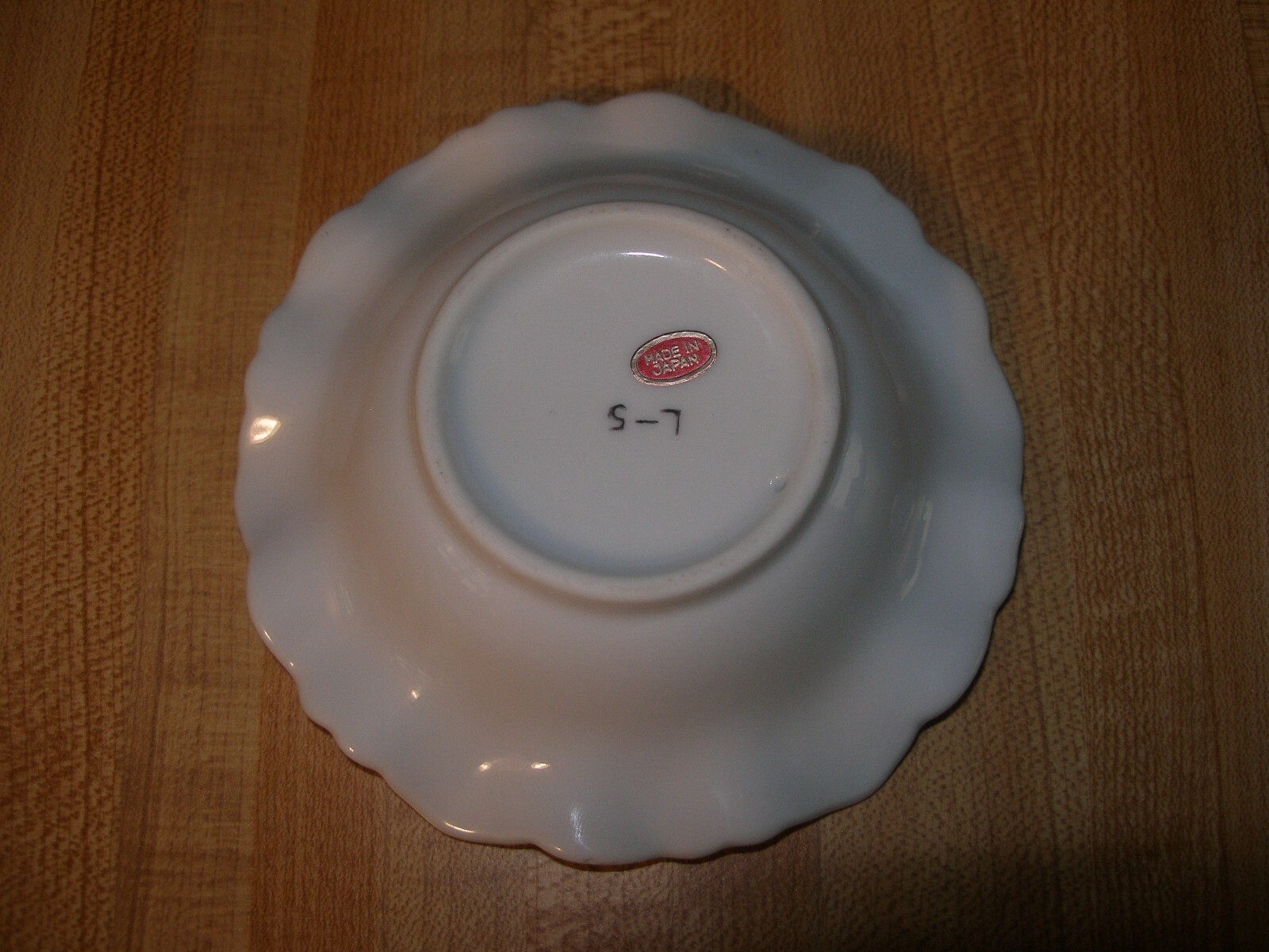 Porcelain Creamer And Saucer With Gold Trim Vintage Japan EUC