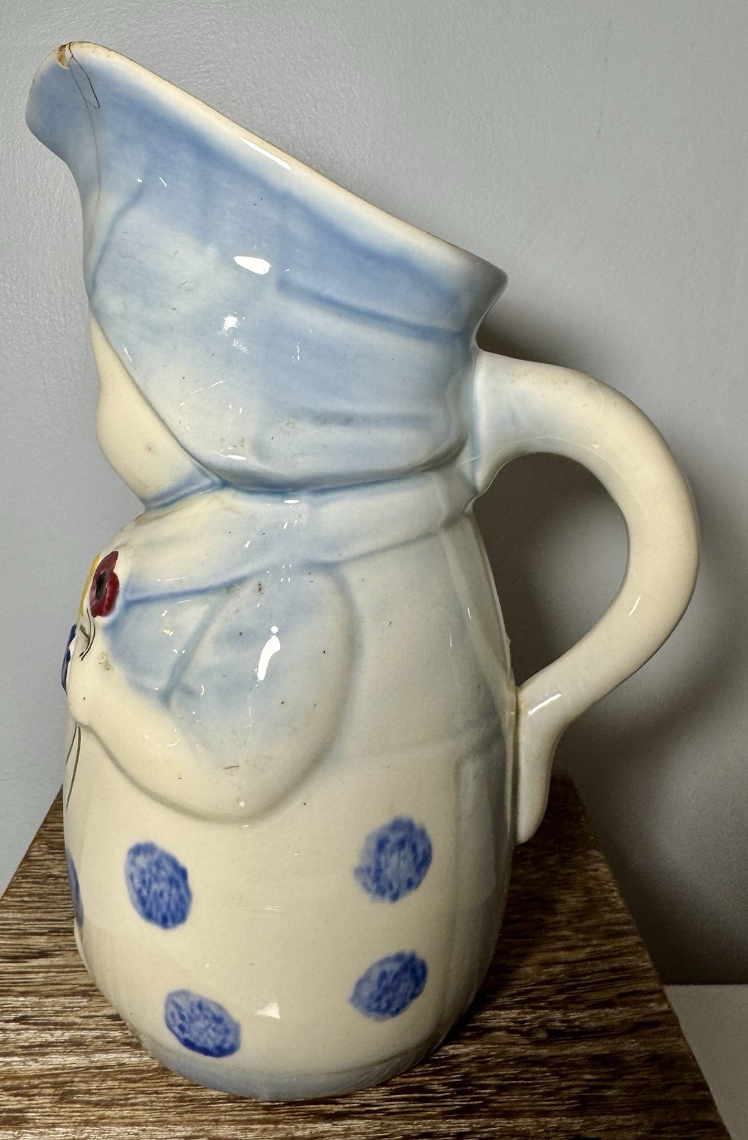 Lot of 3 Vintage Blue Ridge Southern Pottery “Betsy” Jugs Pitchers RARE!!!