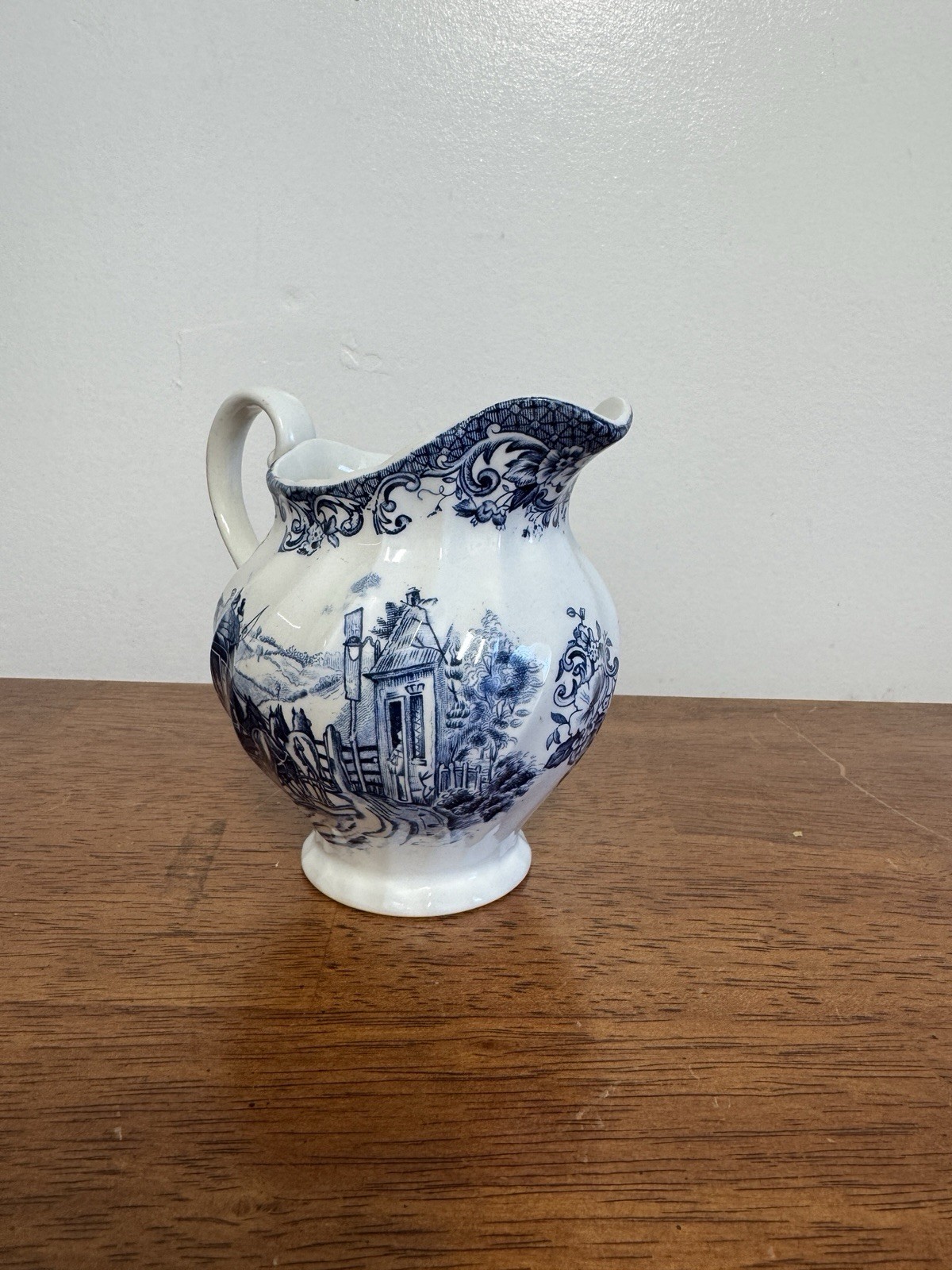 Liberty Blue Betsy Ross Tea Set Cups Creamers Sugar Bowl England Lot 9 Pc