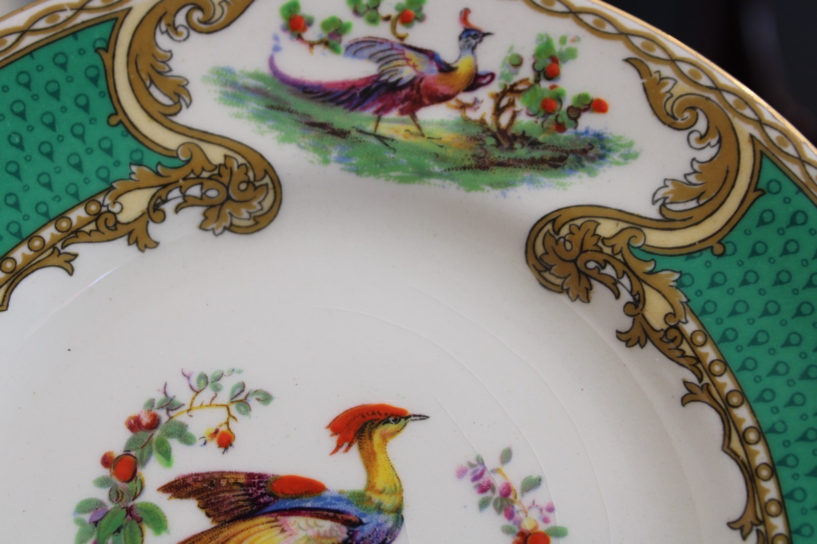 Myott Staffordshire Chelsea Bird 12 Bread Plates 6 3/8 (2 Crazing)