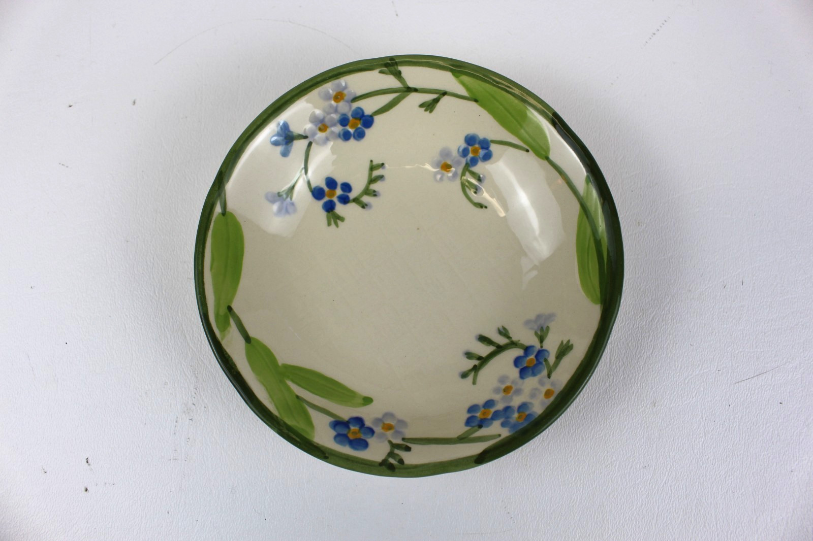 FRANCISCAN Forget Me Not Fruit/Dessert (Sauce) Bowl 5 1/4″ Hand Painted Set of 4