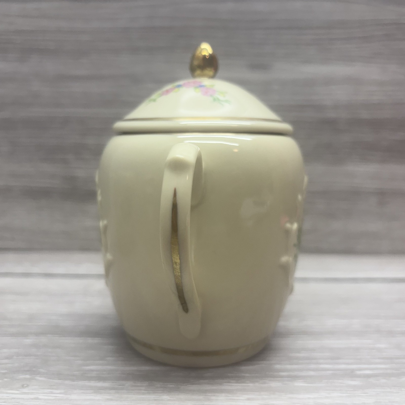 1995 Lenox Spice Garden Creamer & Sugar Bowl with Lid Y0011