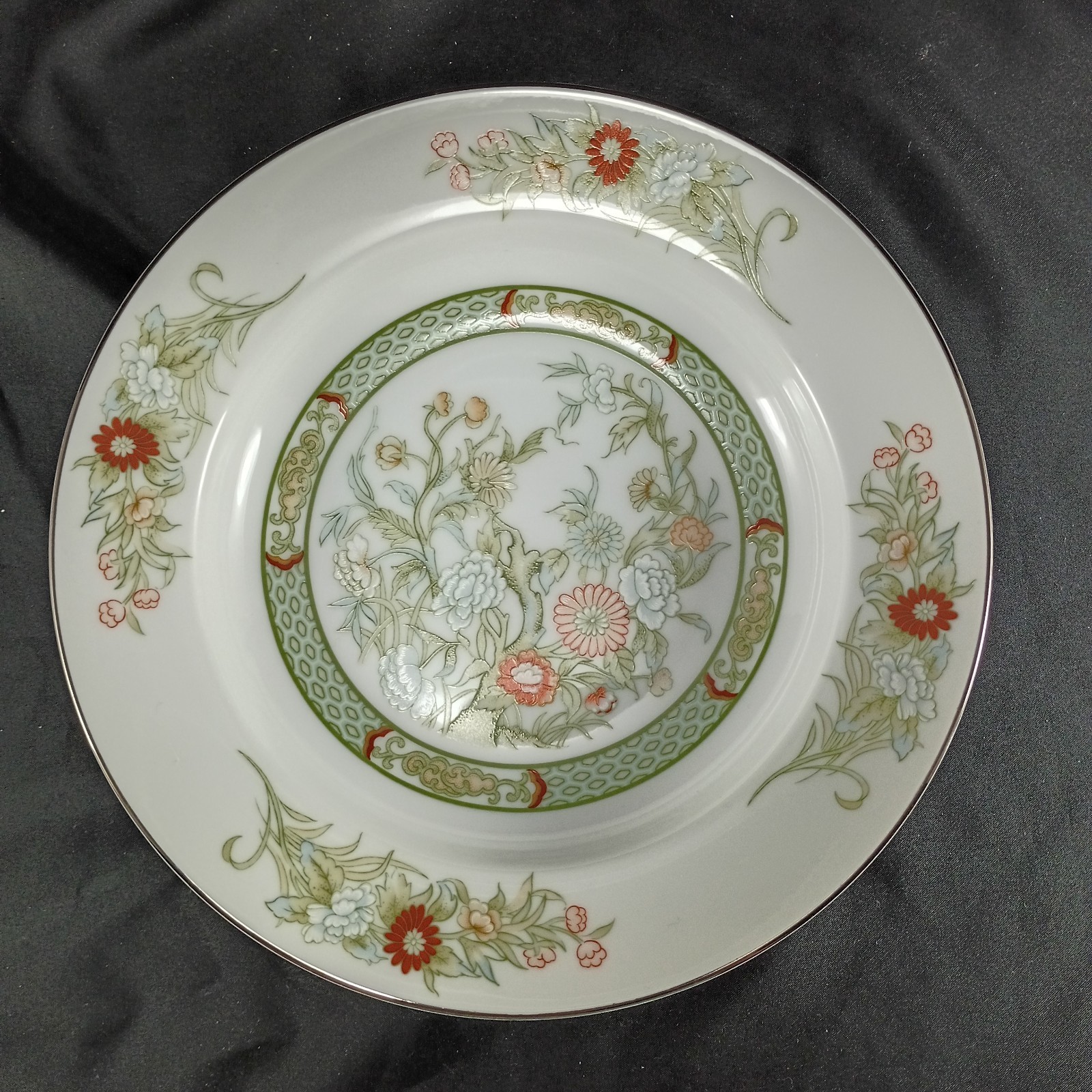 Set of 4 Mikasa KABUKI Rim Soup/ Pasta Bowls 8.25″ #L9011 Japan Discontinued