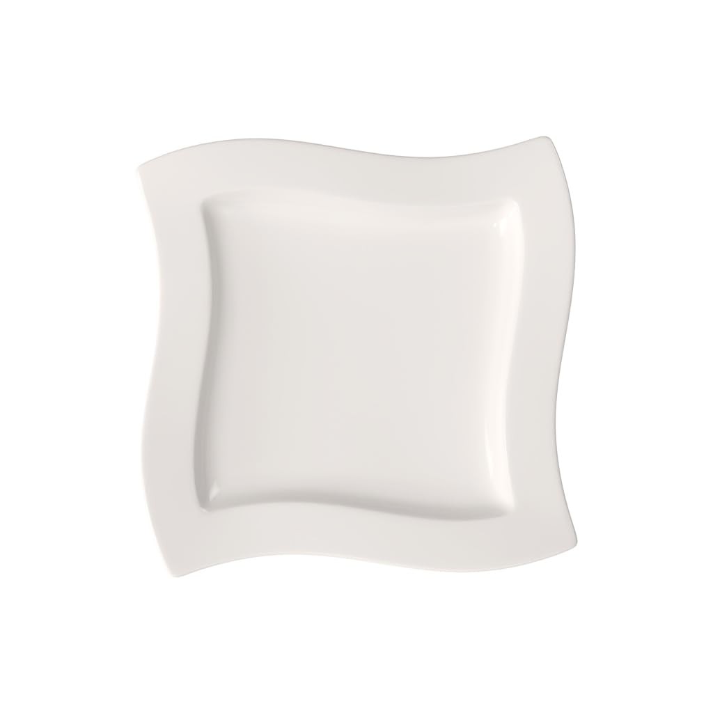 Villeroy & Boch New Wave Dinner Plate, 10.5 in, Premium Porcelain, White
