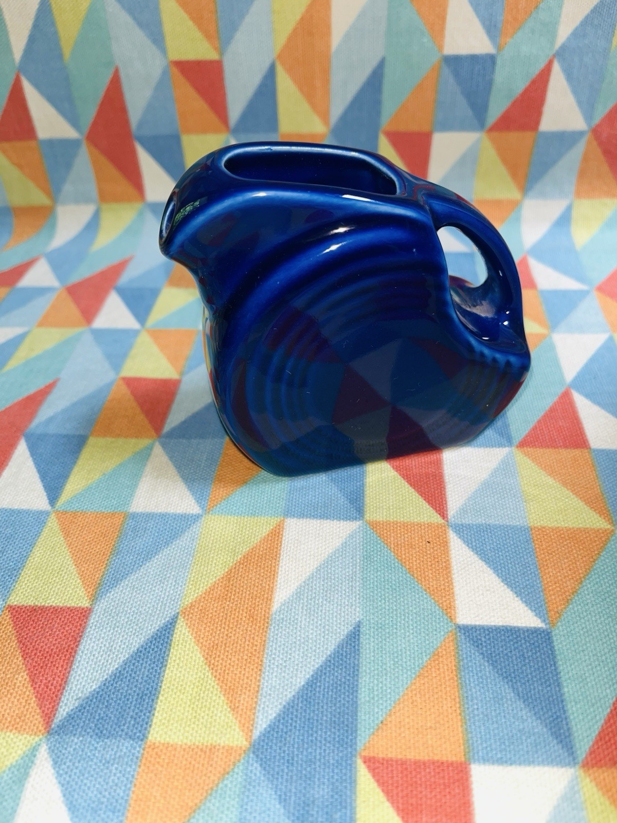 FIESTAWARE MINI DISK PITCHER creamer Twilight Blue NEW FIESTA 5 OZ. new disc