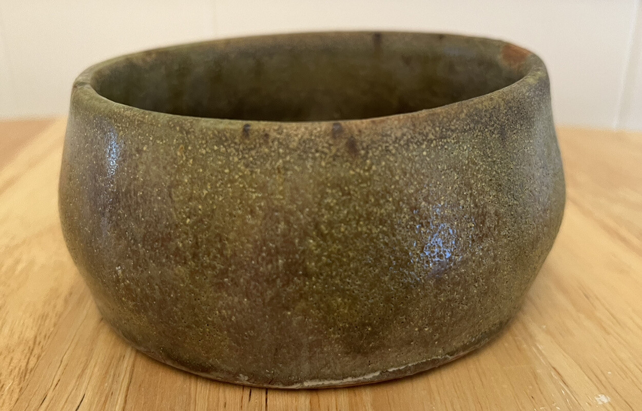 Art Studio Pottery Bowl Glazed Earthenware Crafted Trinket Dish Decor