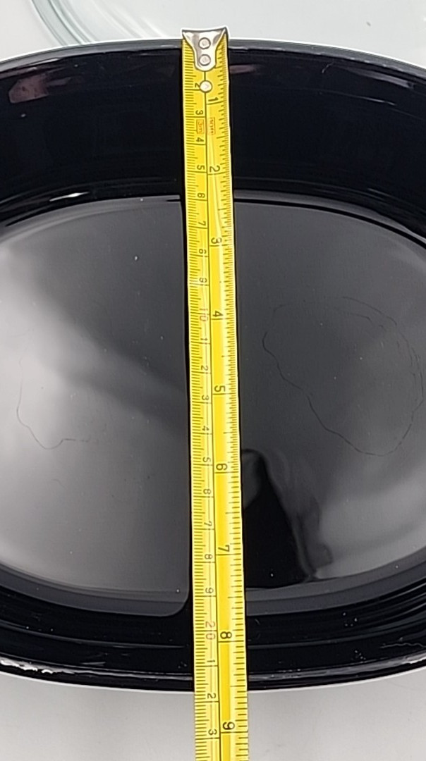 Corning Ware Casserole Dish French Black F-2-B 2.8L With Pyrex Lid Vintage
