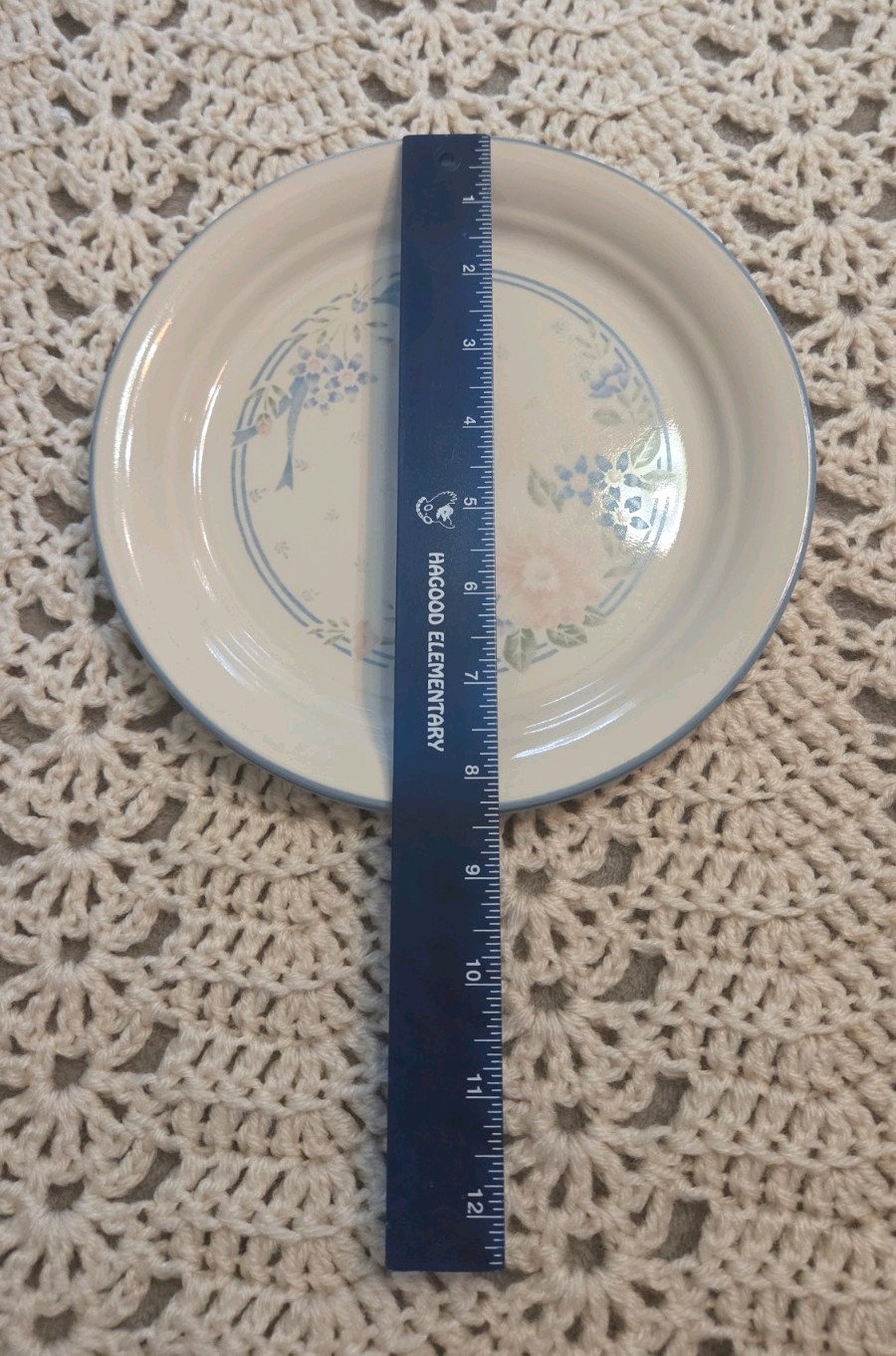 Set of 2- 8.5″ Corelle Symphony Luncheon Plates Pair