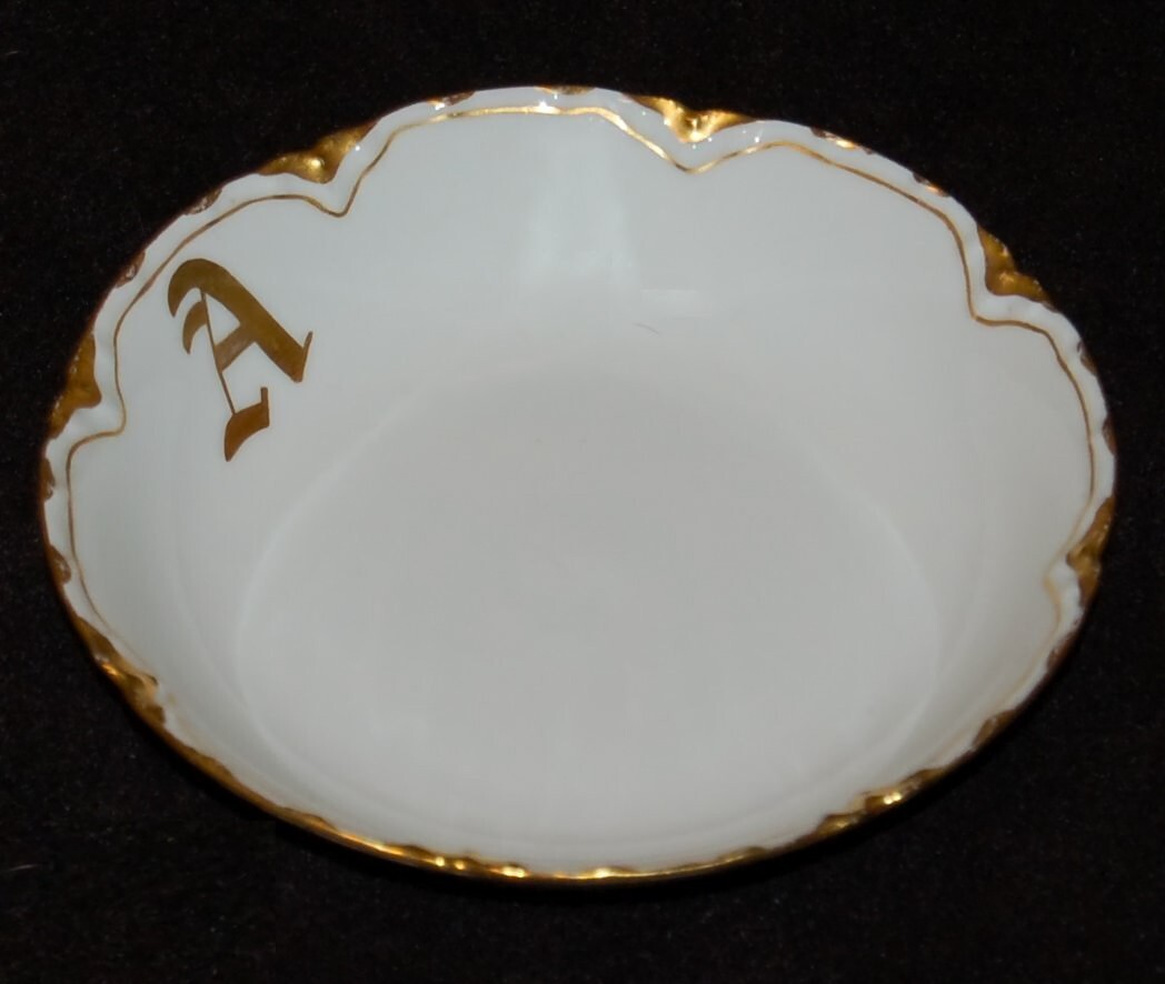 ANTIQUE Porcelain Fruit Bowl 5″ LIMOGES Haviland Made in France 1905 Art Nouveau