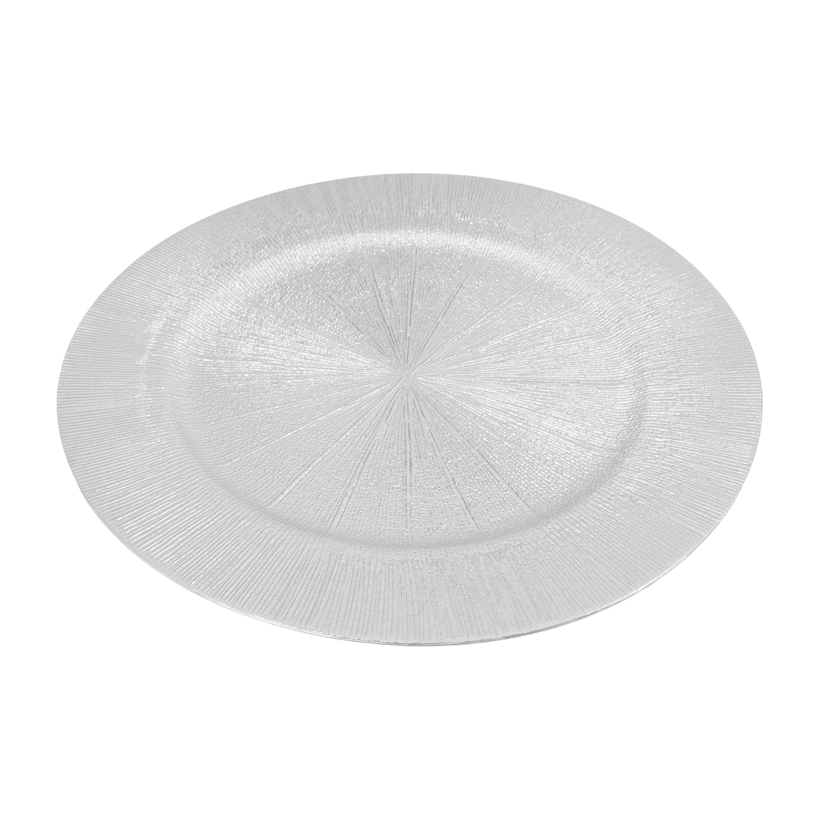 100 Pieces PP Charger Plates 33cm Charger Plates Set Party Round Charger Plates