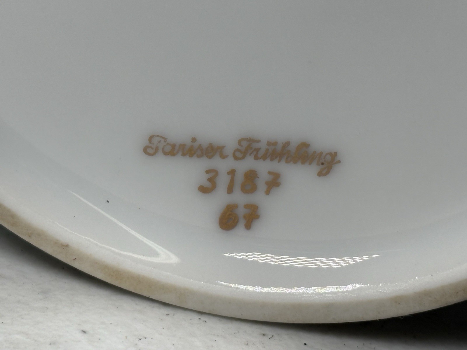 Rosenthal Bettina Parisian Spring Floral White Germany Coffee Tea Pot 8-1/4″