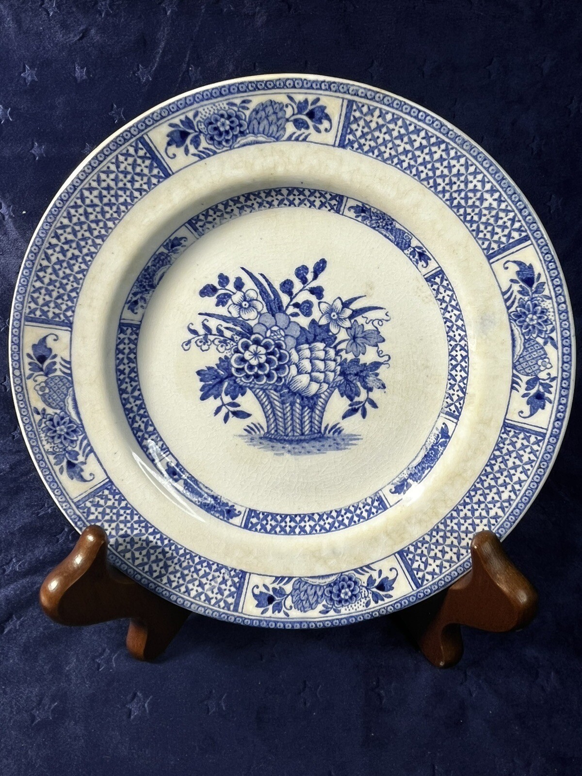 BOOTHS Vintage Set Of 4 Bread/Desert Plates NANKIN pattern English Silicon China