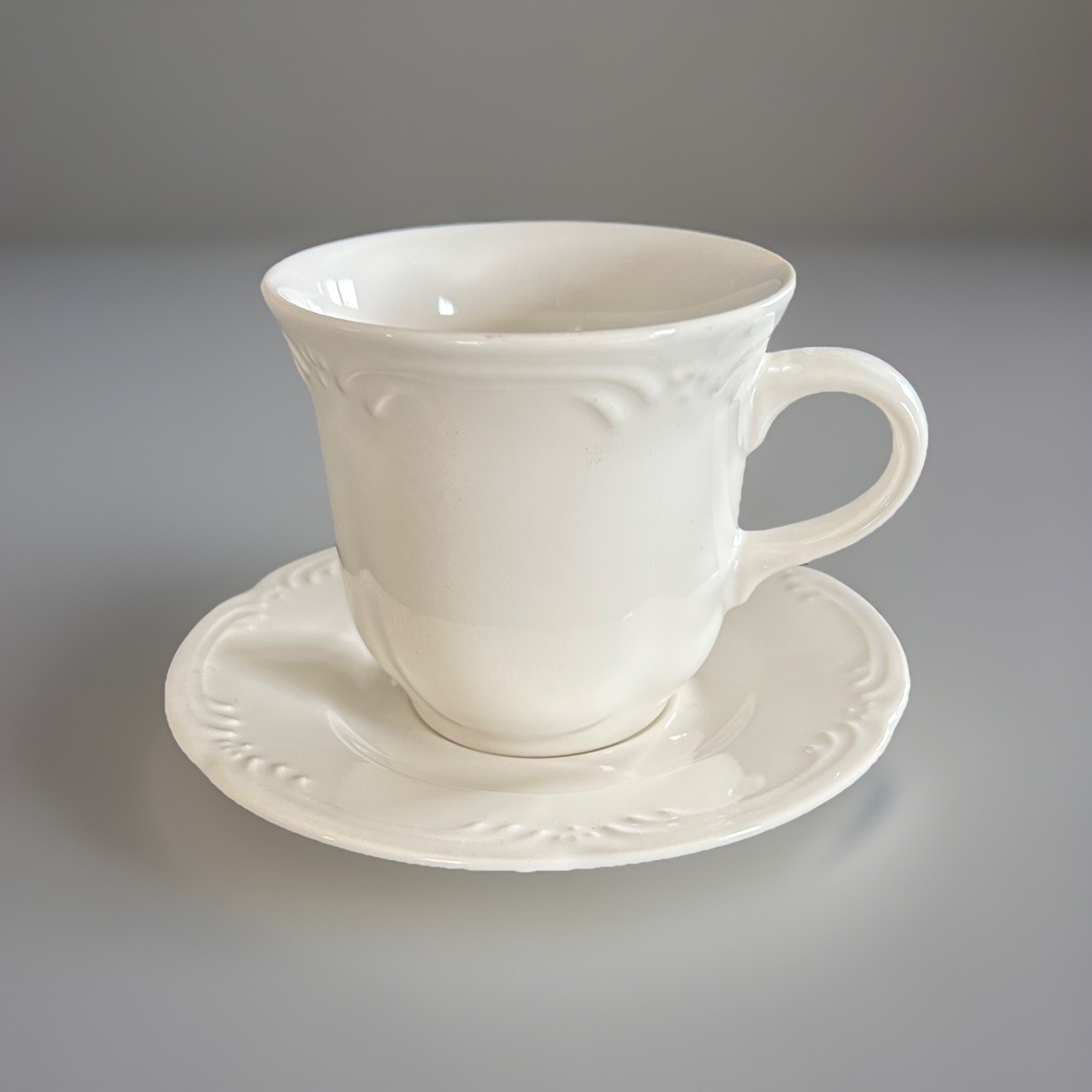 Pfaltzgraff Filigree Cup and Saucer 12 Sets Available