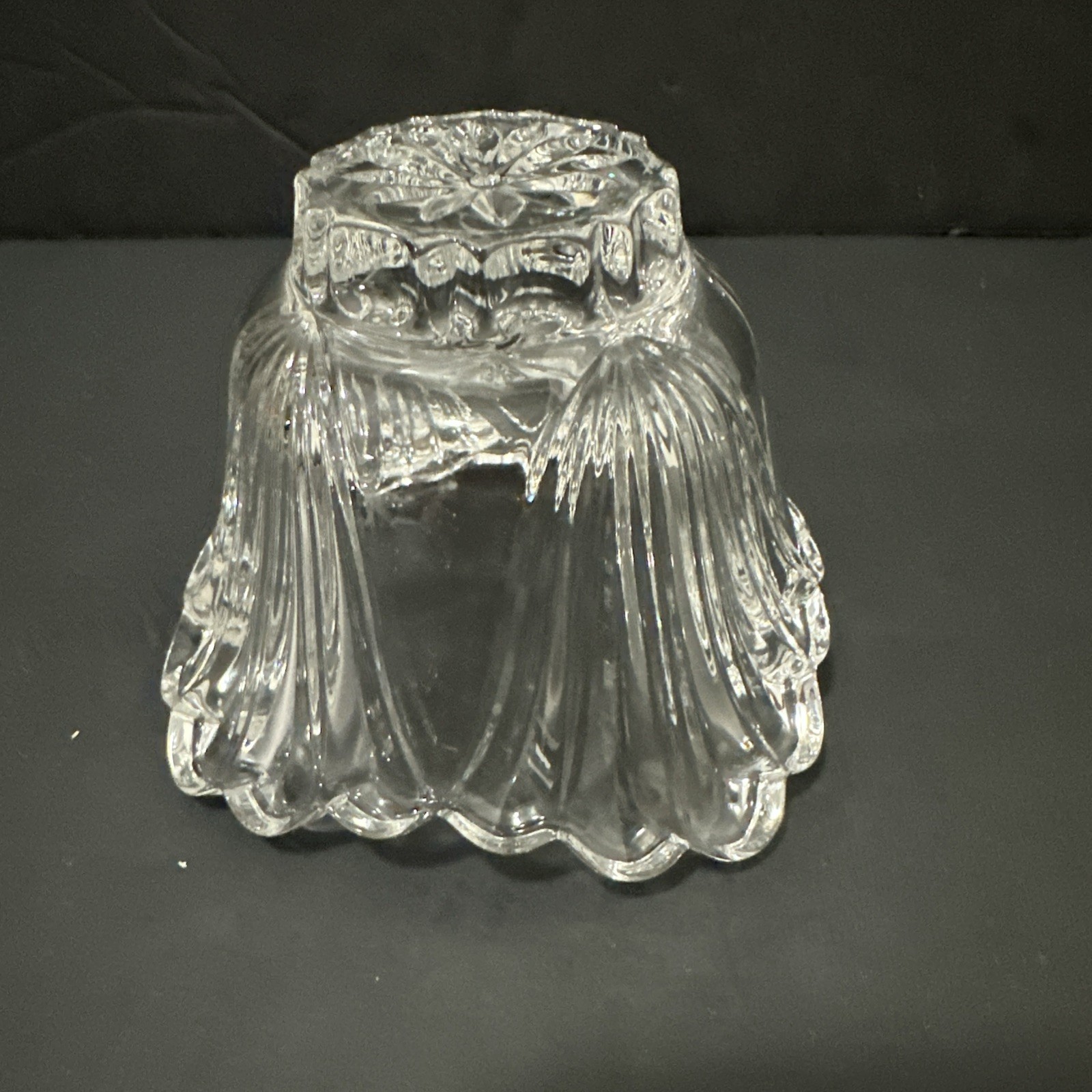 Oneida Crystal Bowl 3 Inches Tall Vintage
