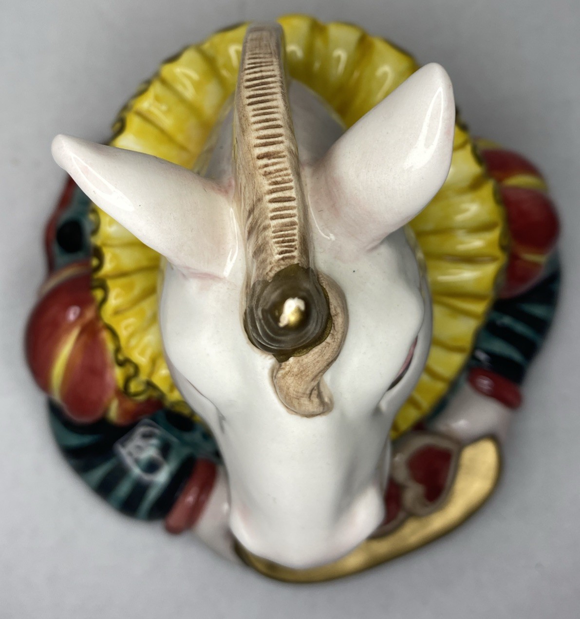 Fitz & Floyd 1992 Alice in Wonderland Unicorn Cookie Jar Vintage 2601TY