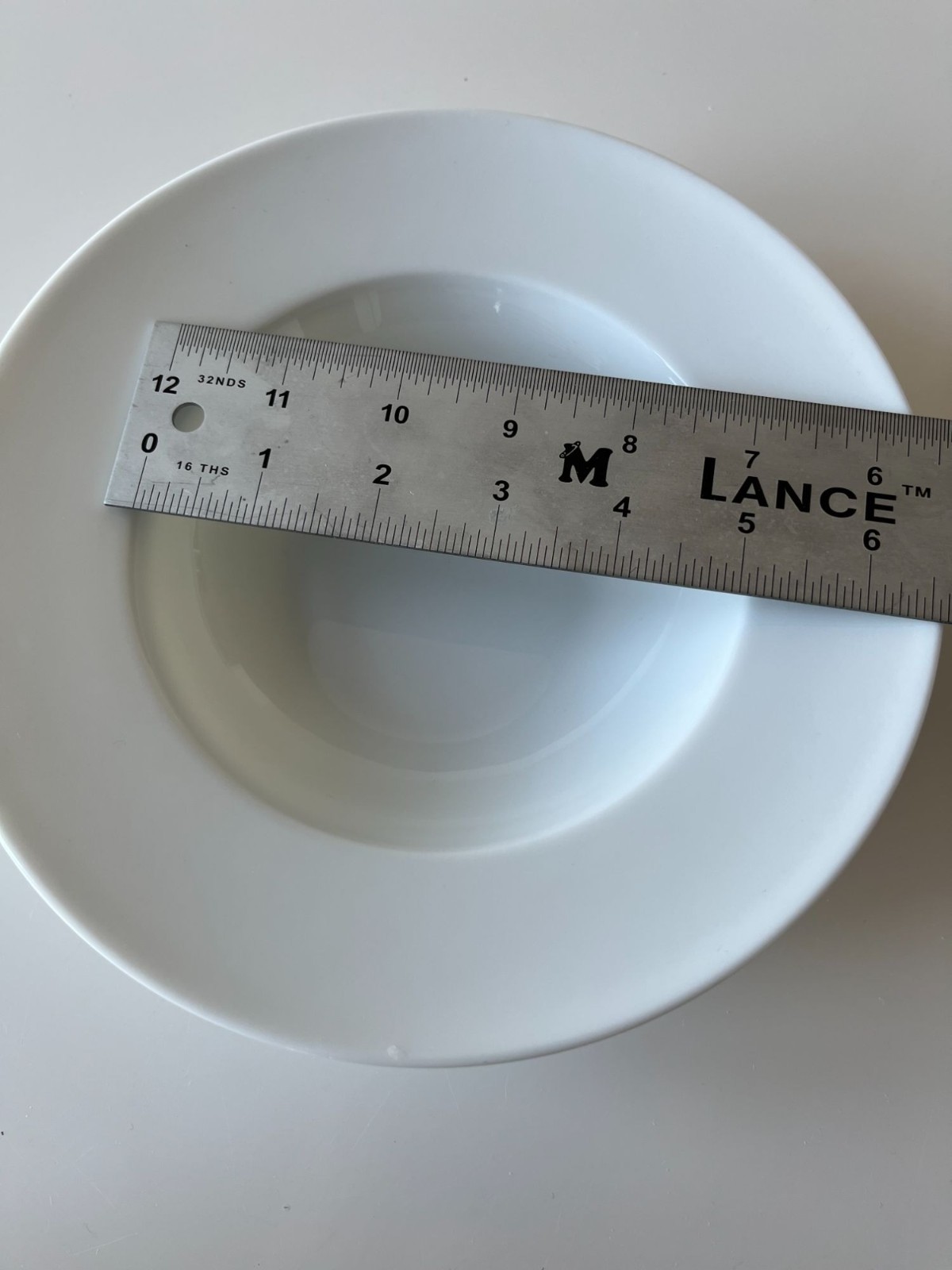 Set of 4 Raynaud Limoges Menton Collection White Rim Plate Deep Soup Pasta NEW