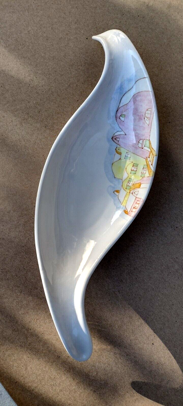 Ernestine Salerno, ITALY free form serving bowl / dish 1954