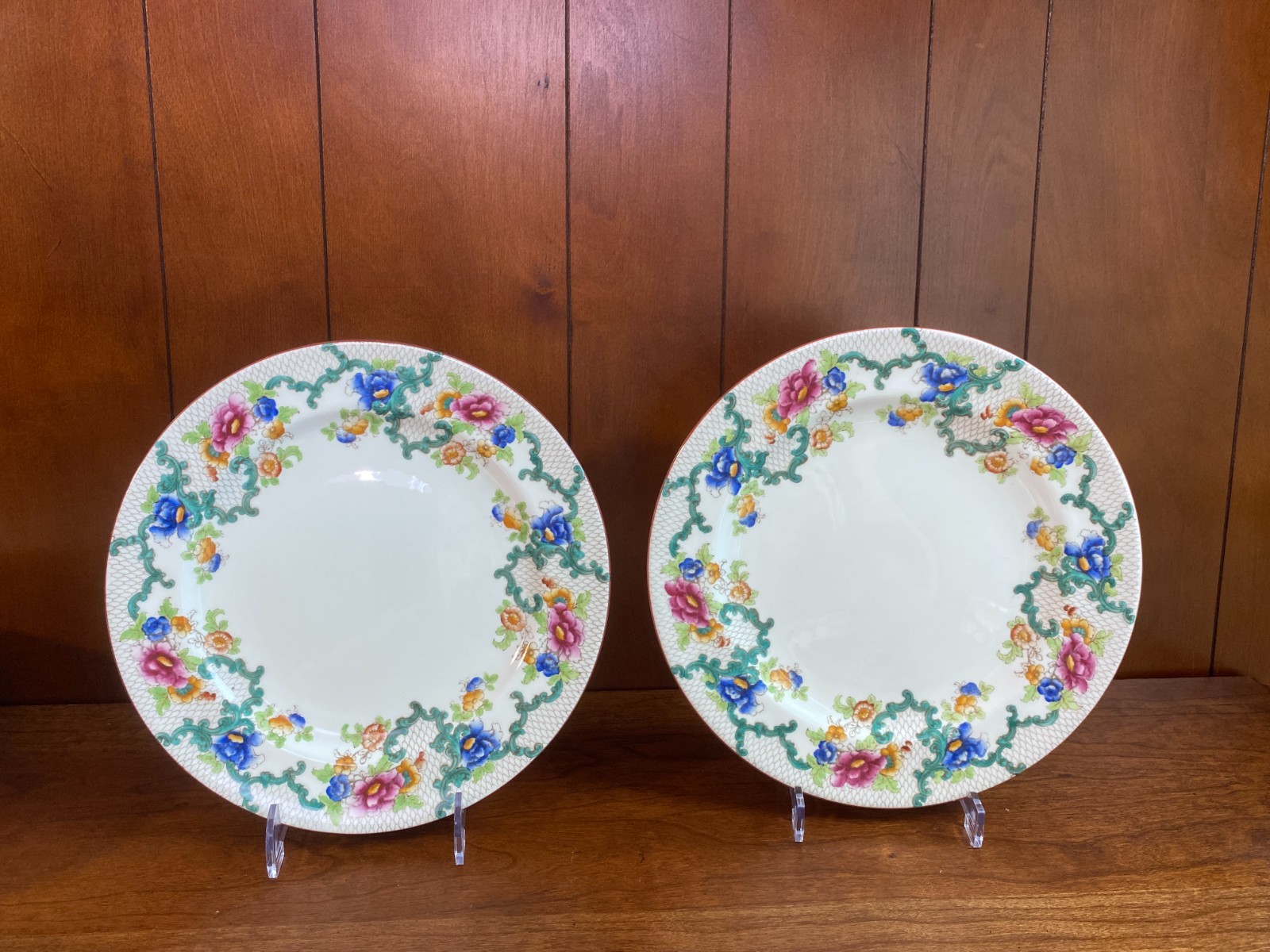 ca. 1930s ROYAL CAULDON bone china dinnerware, cups set, 48pcs, gorgeous
