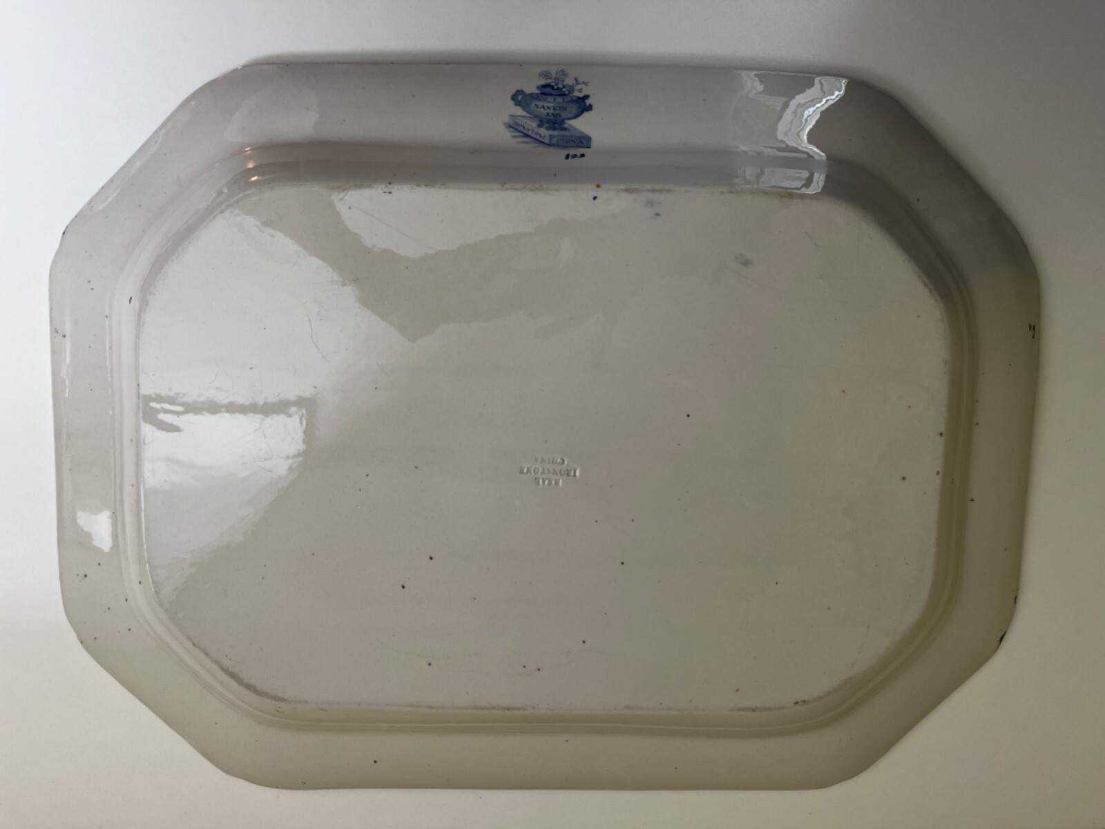 Gorgeous Antique – Nankin Jar Ironstone Platter – Staffordshire, England – 20.5”
