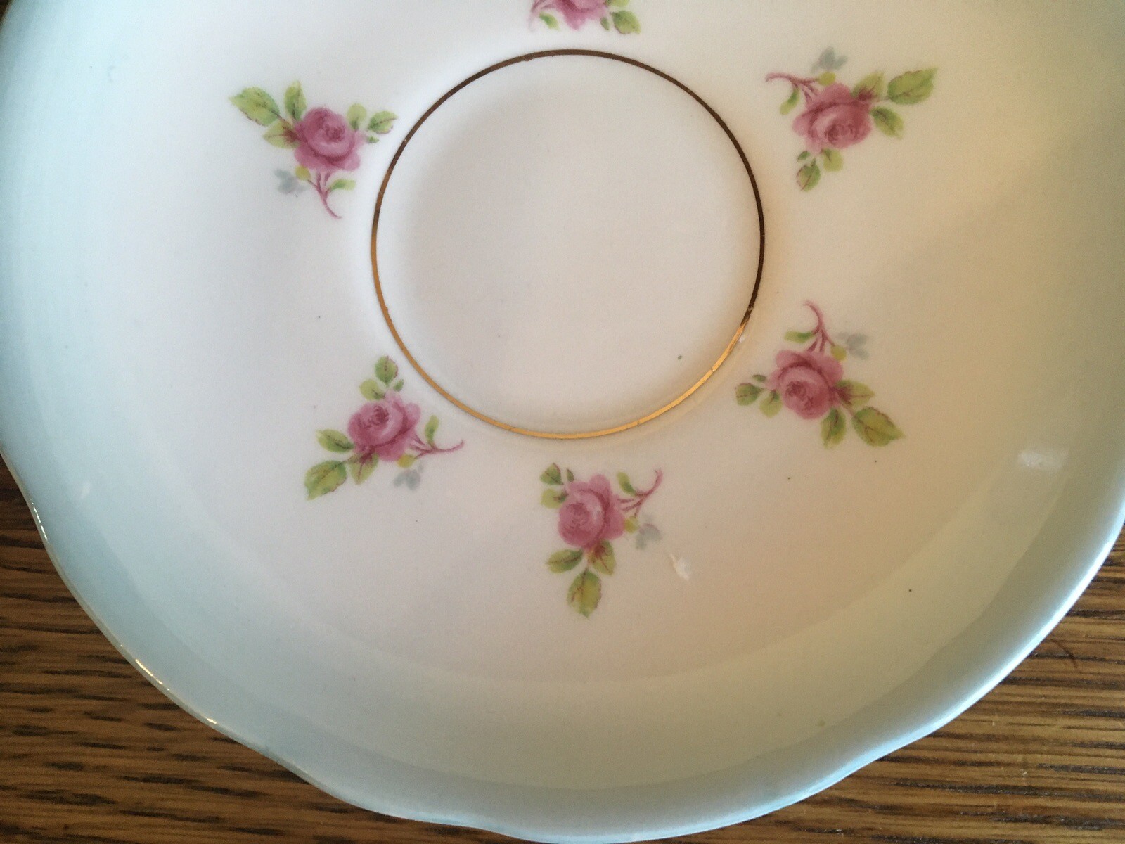 Royal Stafford Roses Pale Blue Teacup Saucer Bone China Gold Trim England 1940s