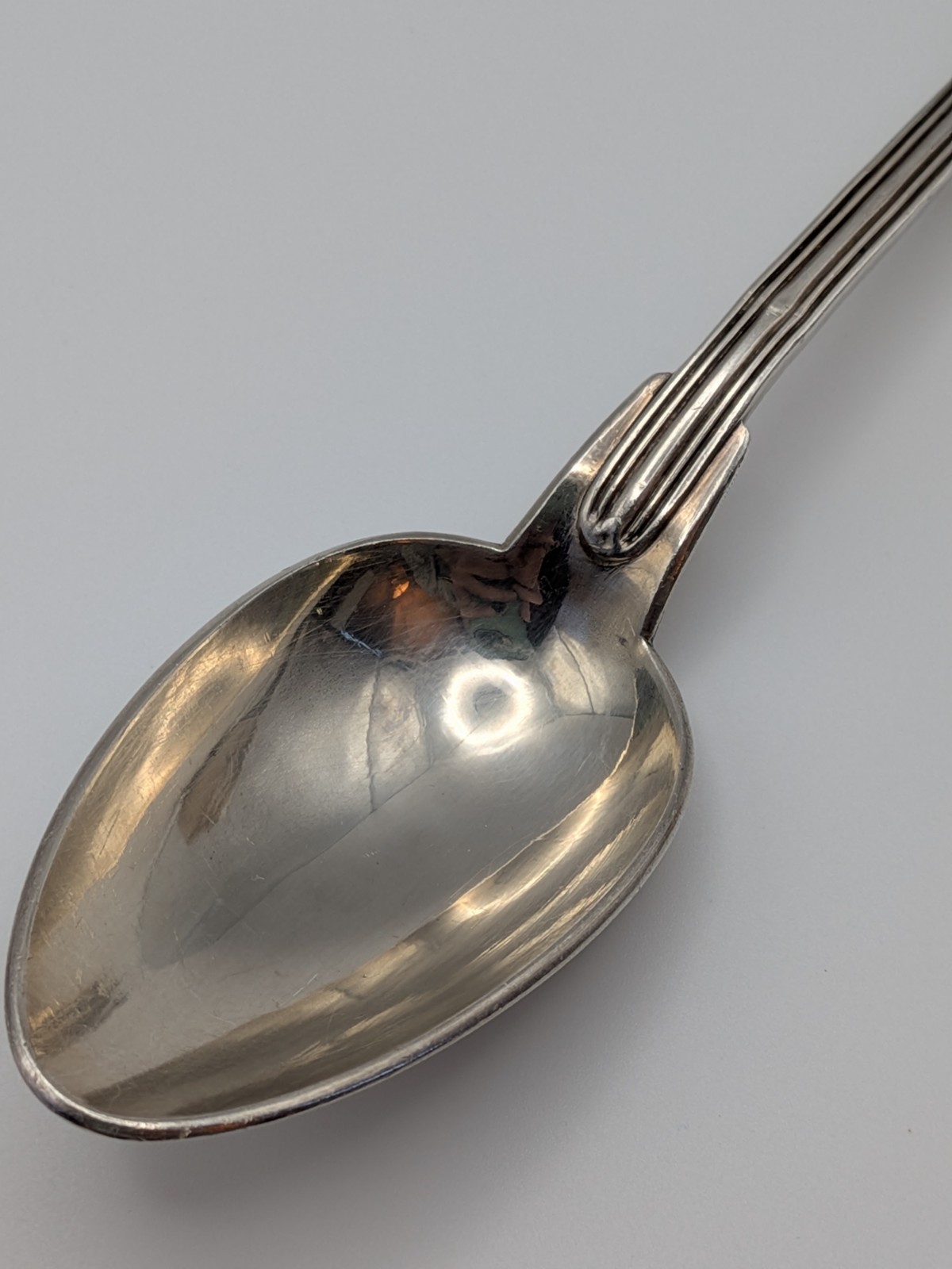 5 Christofle Chinon Pattern Silverplated Teaspoons Dessert Coffee 5 1/2 Inches