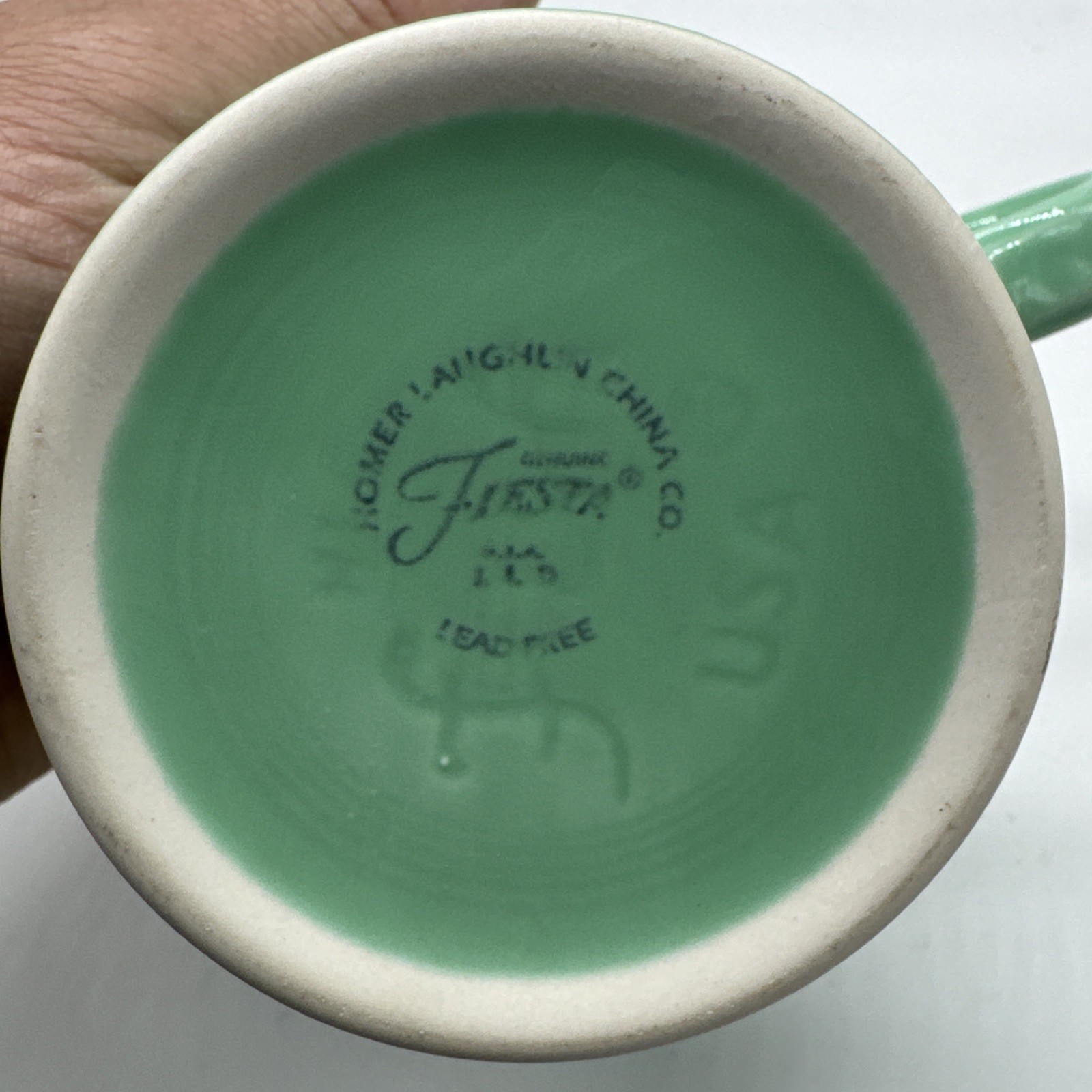 Fiesta Ring-Handled Fan/Horizon Mug SEAMIST #2