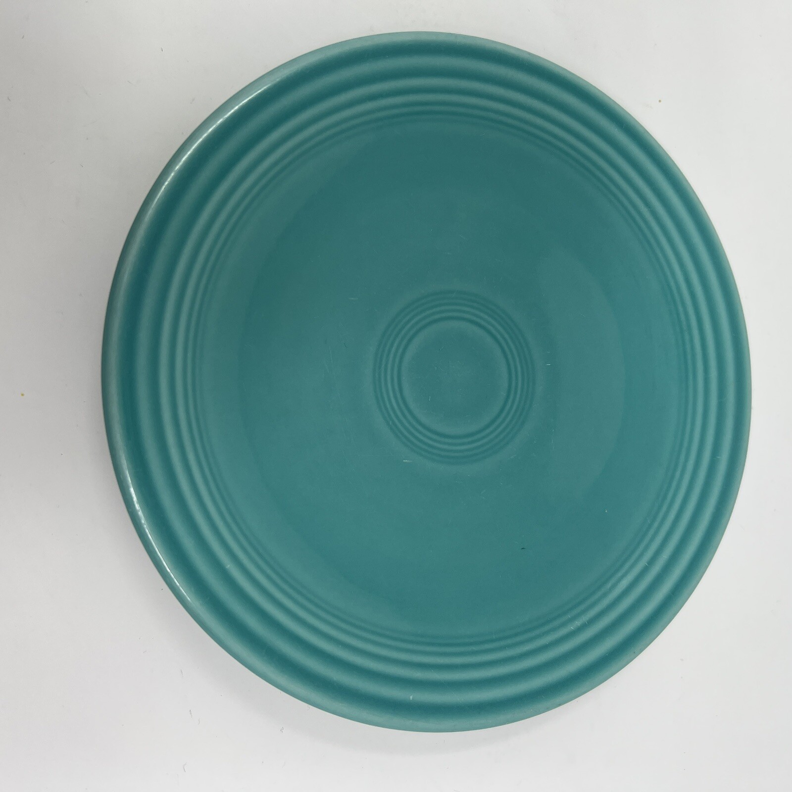Fiesta Ware Turquoise Blue Saucers 6 1/8 in Plate Homer Laughlin Set Of 2