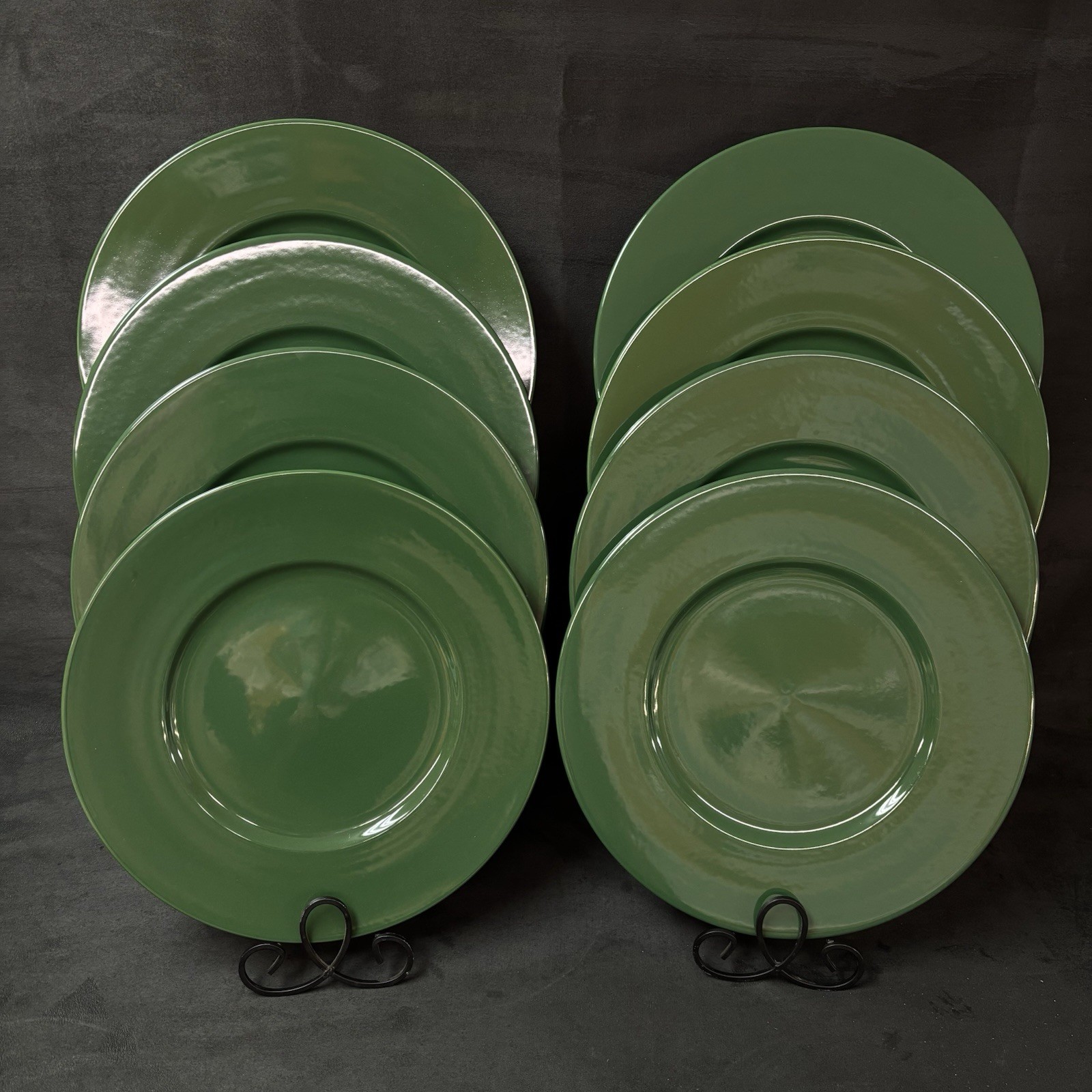 Mikasa Color Spectrum CA401 Hunter Green Charger Plate 12 1/2 Inches