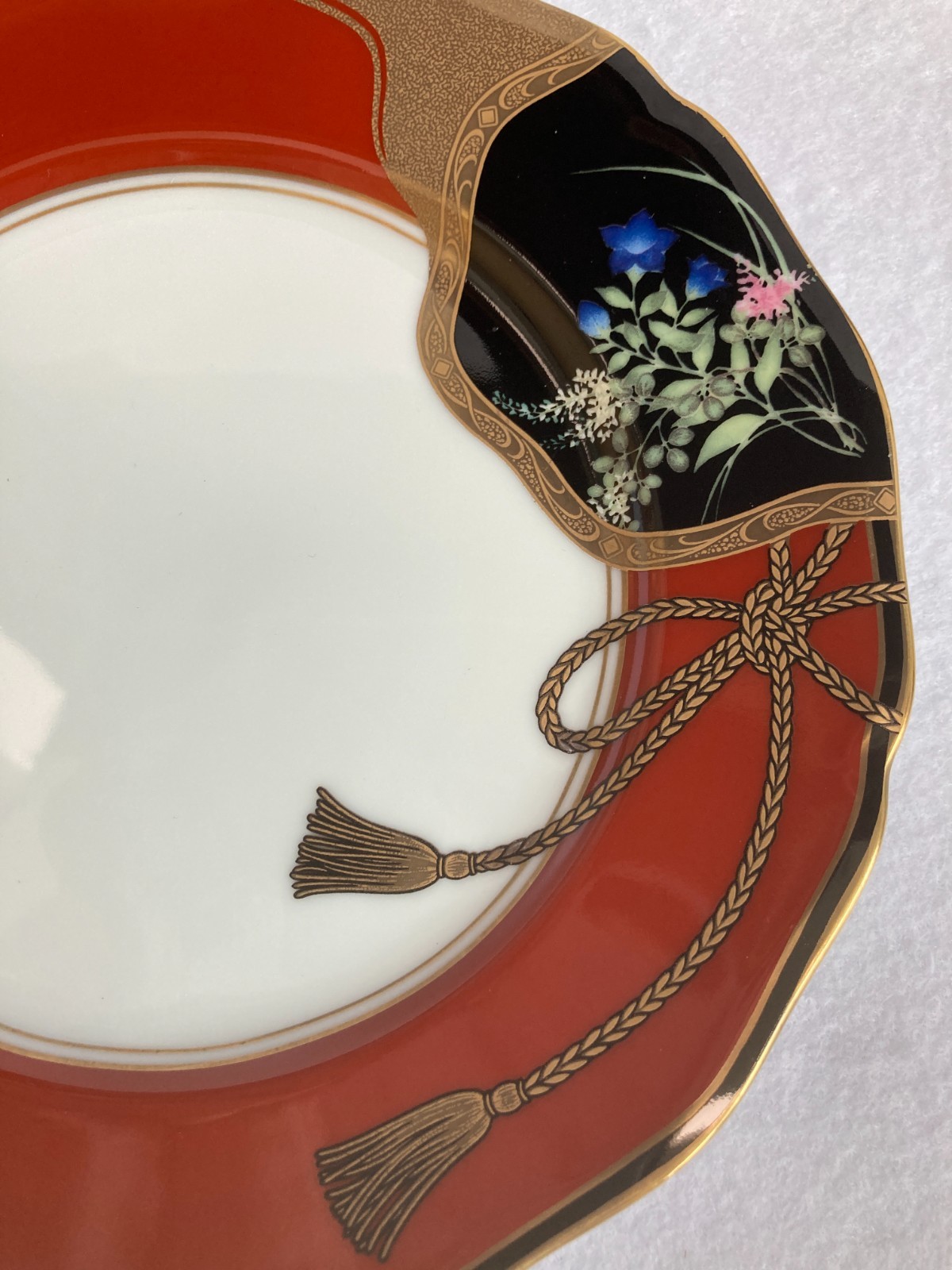 Set of 4 MASUDA Multi Motif 7 3/8″ Yokohama Porcelain Plates
