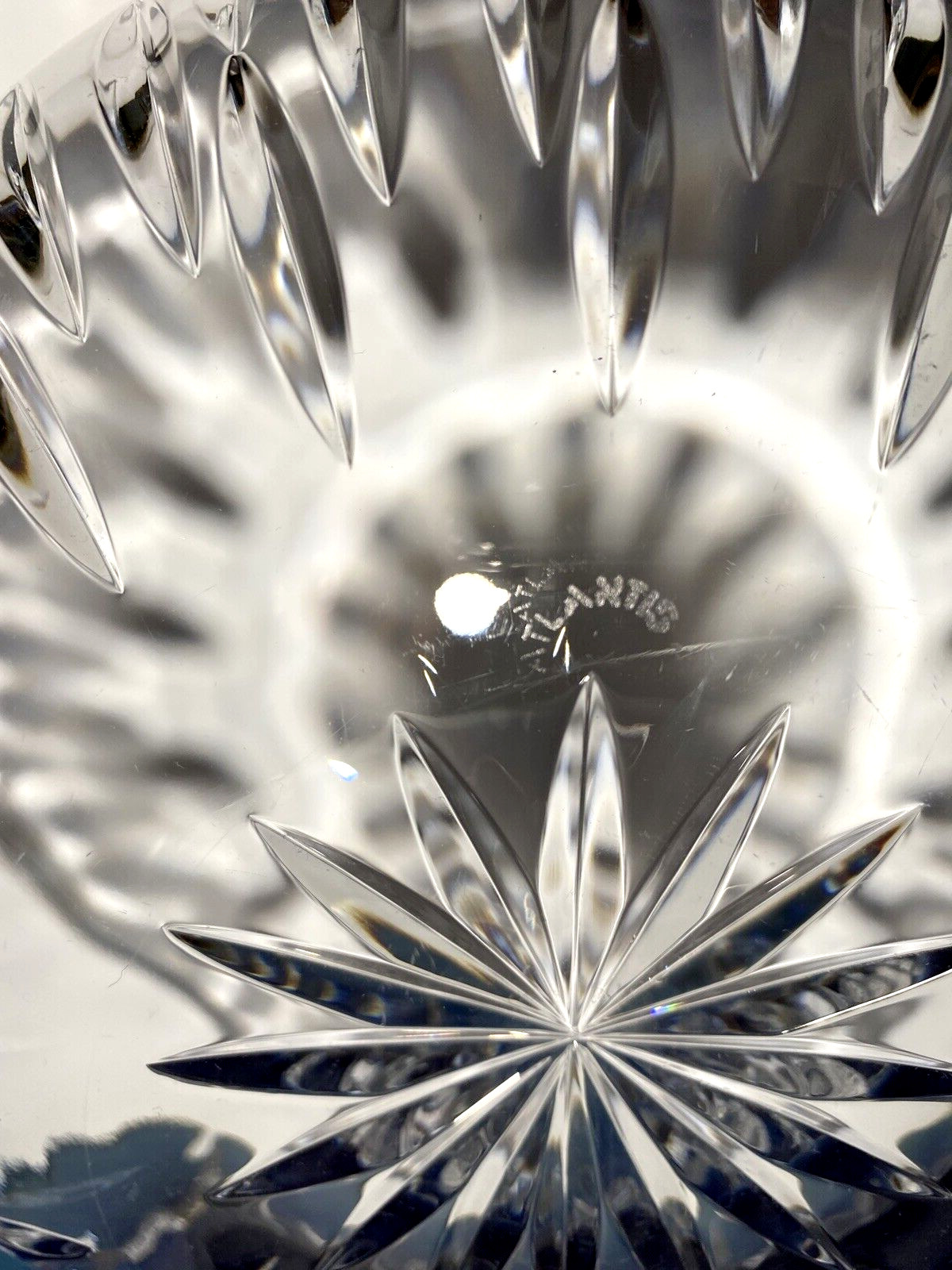 Atlantis Crystal Fruit Bowl 8.25”in Large
