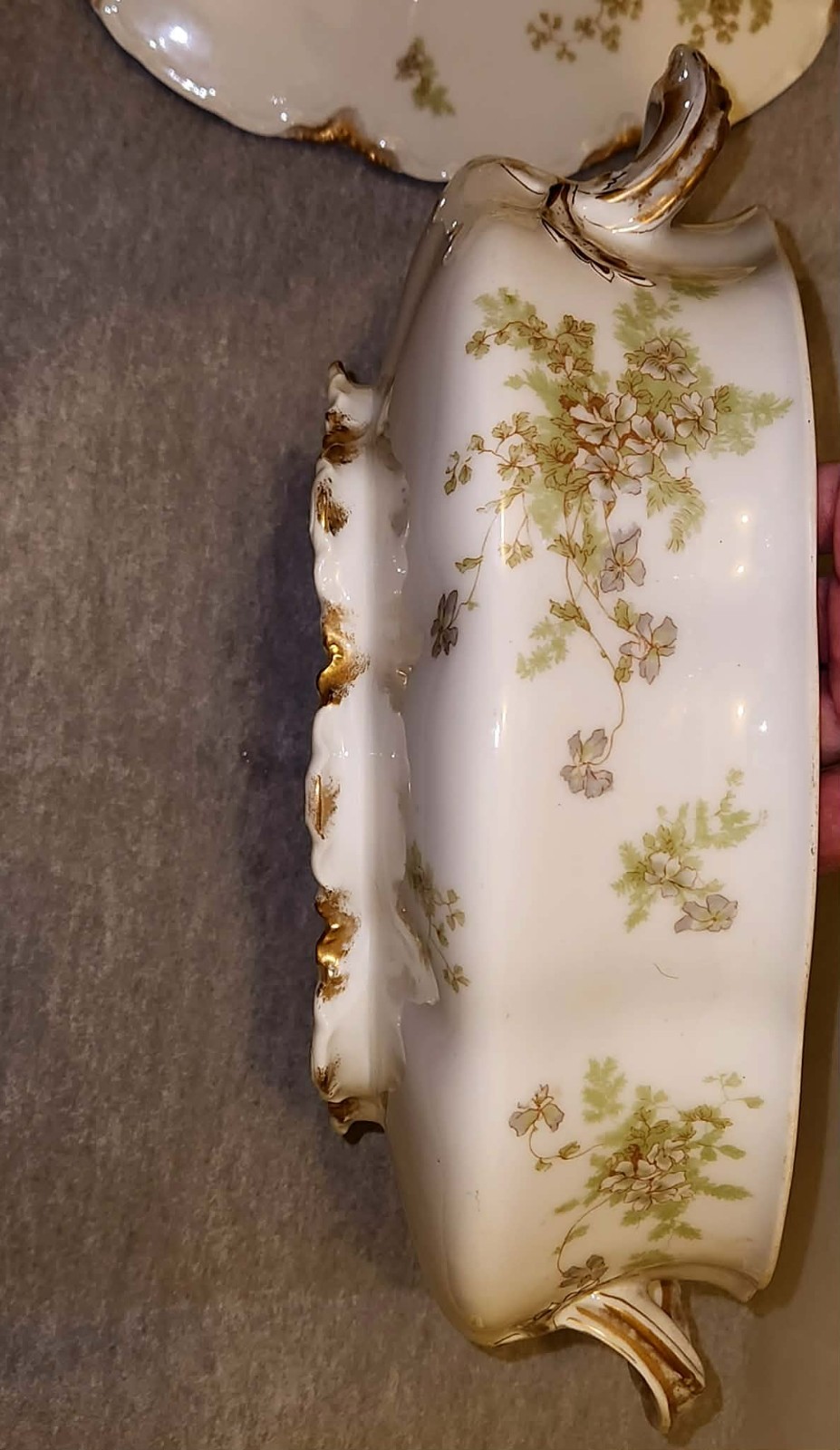 Haviland Limoges Montebello Covered Vegetable Dish France, 1890s Vintage Collect