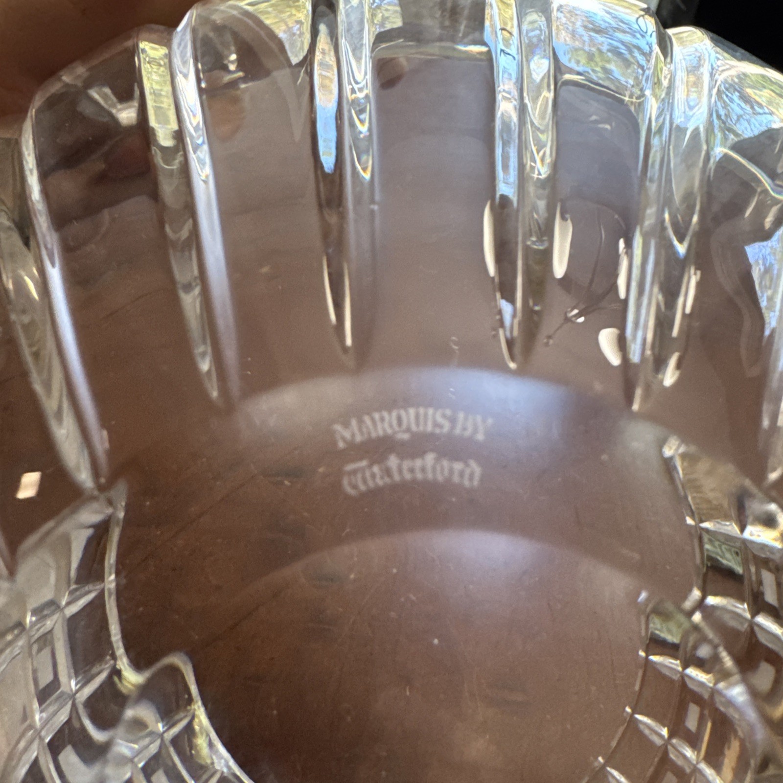 Waterford Marquis Glass Crystal QUADRATA Fruit Bowl 8″ Made In Poland