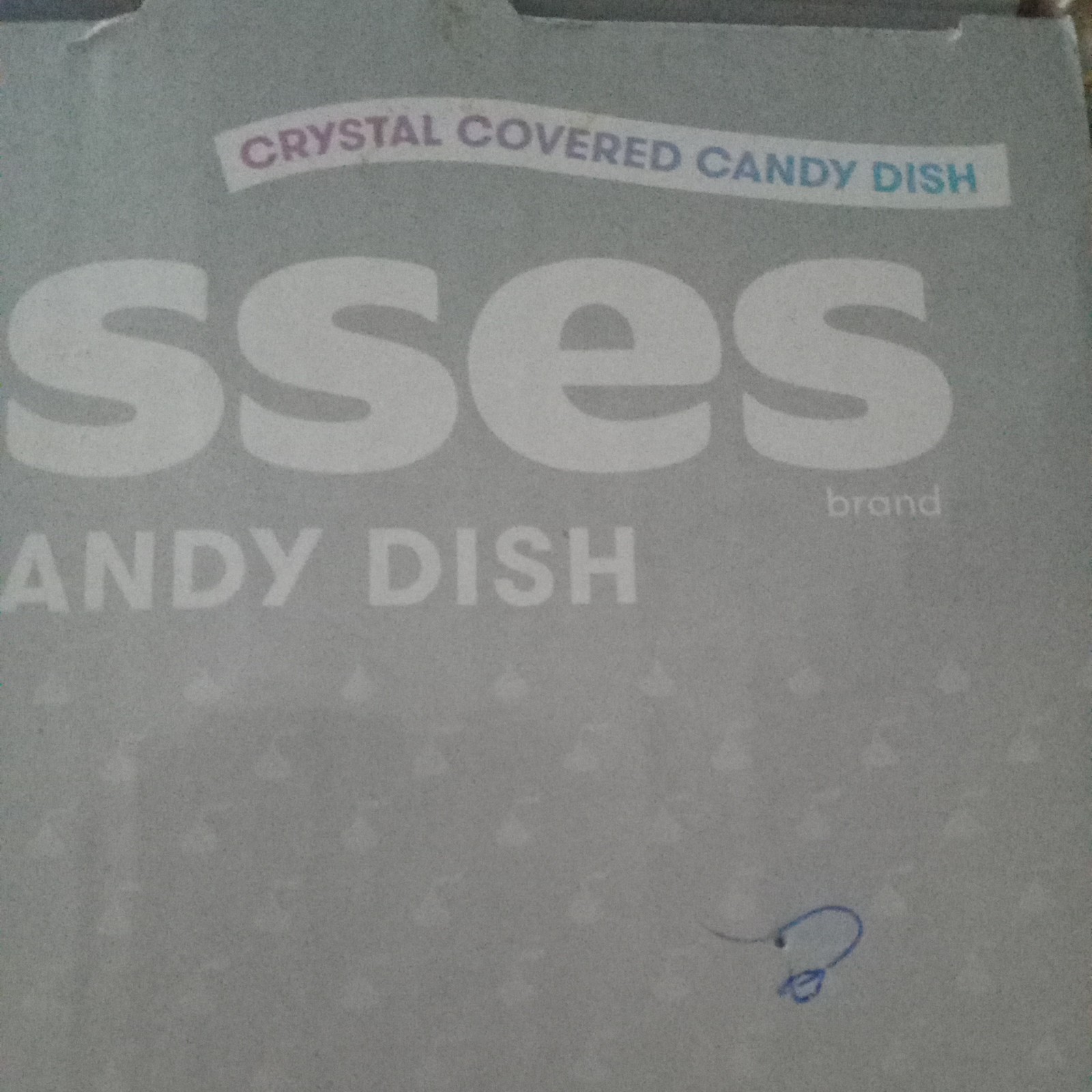 Hershey’s Kisses Crystal Covered Candy Dish Iridescent NEW SEALED BOX -GODINGER