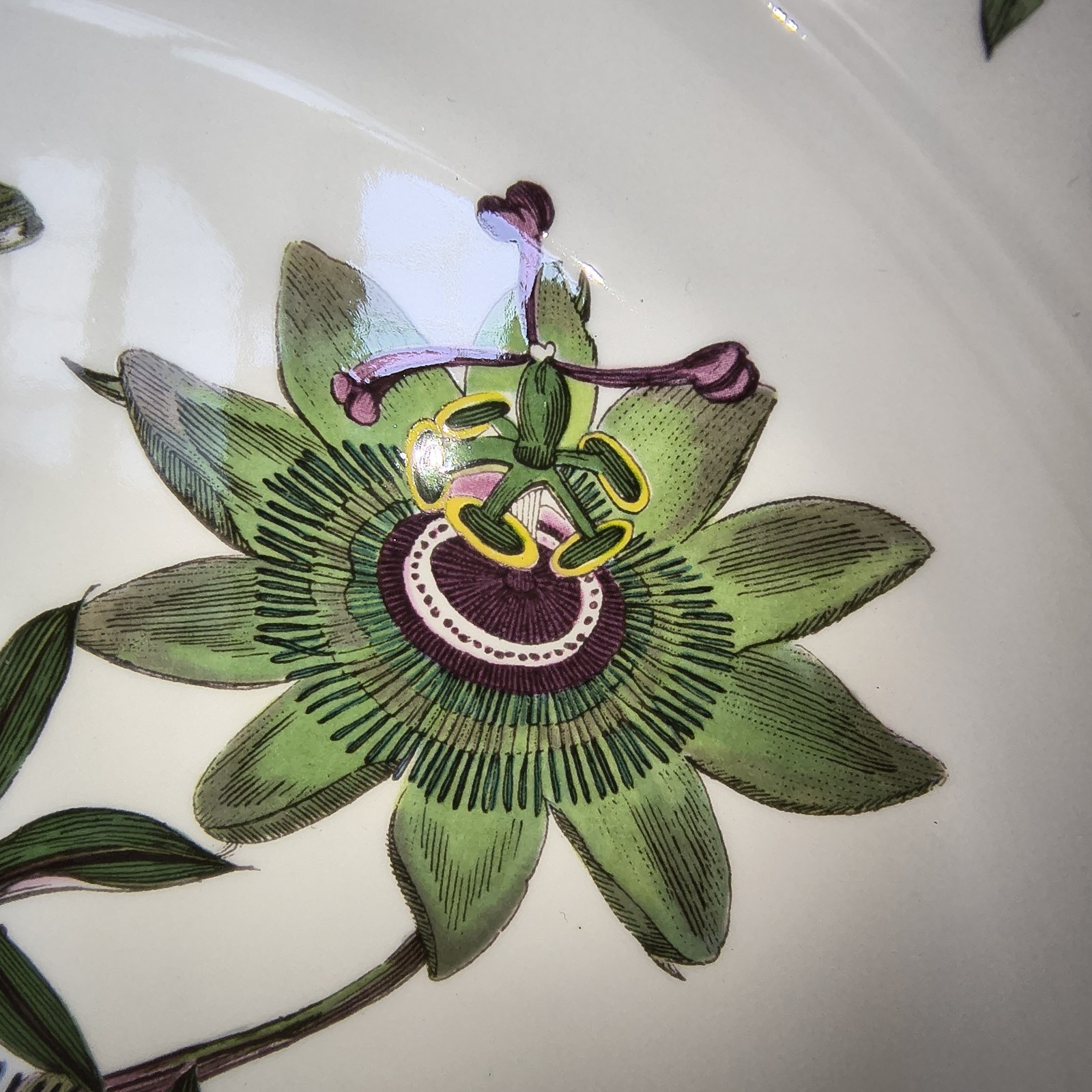 Portmeirion 12″ Serving Platter Botanical Garden Passion Flowers 1972