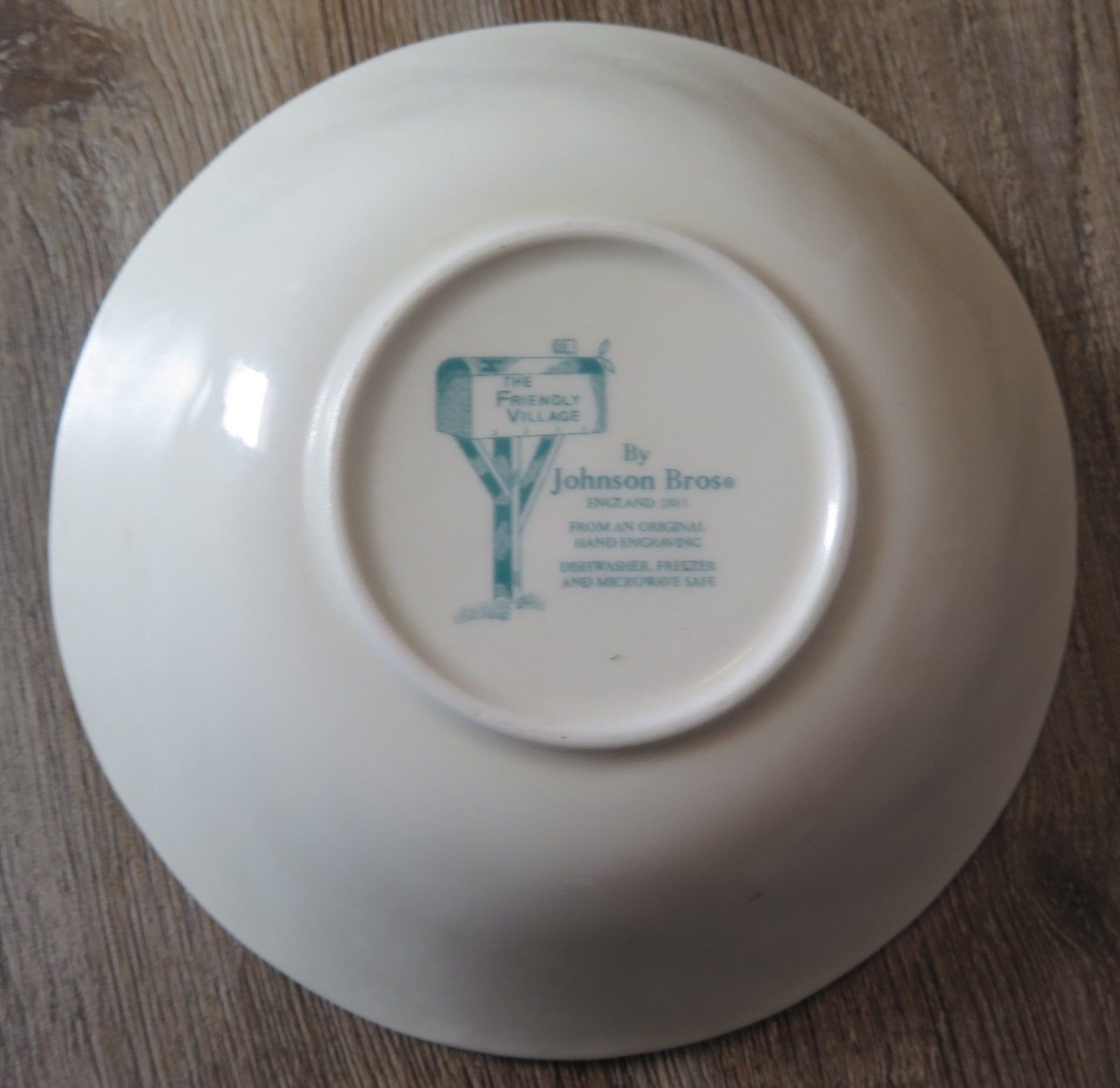 Lot 4 Johnson Bros China The Friendly Village Covered Bridge 6″ Bowls