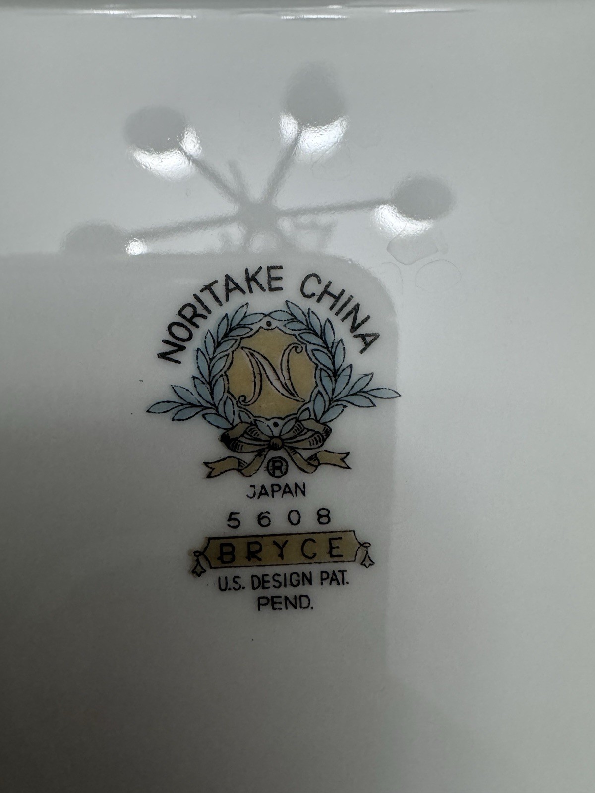 Vtg Noritake China 5608 “Bryce” 56 Piece Set – 8 Place Settings, Floral Pat. EUC