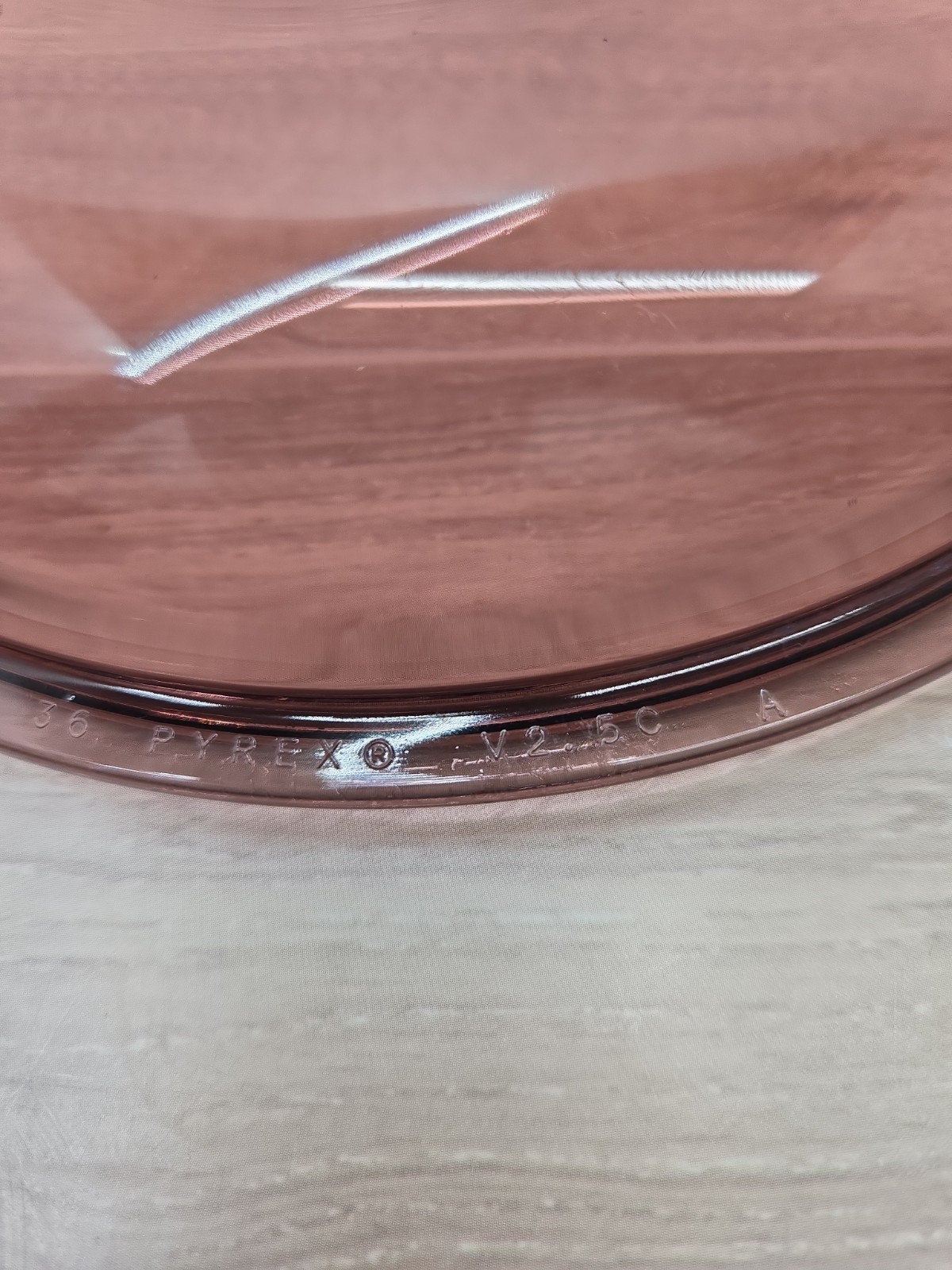 Pyrex Replacement Cranberry Glass Lid V-2.5-C for Corning Vision Pot 8 7/16″