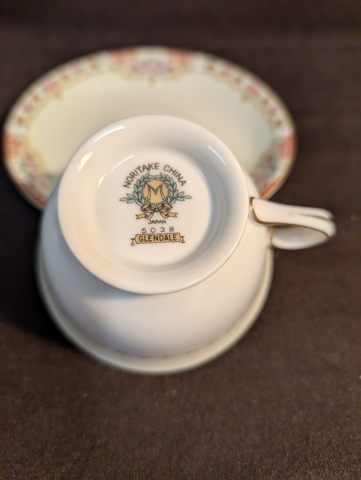 Noritake Glendale 5038 – 2 Cups And Saucers – Excellent Condition