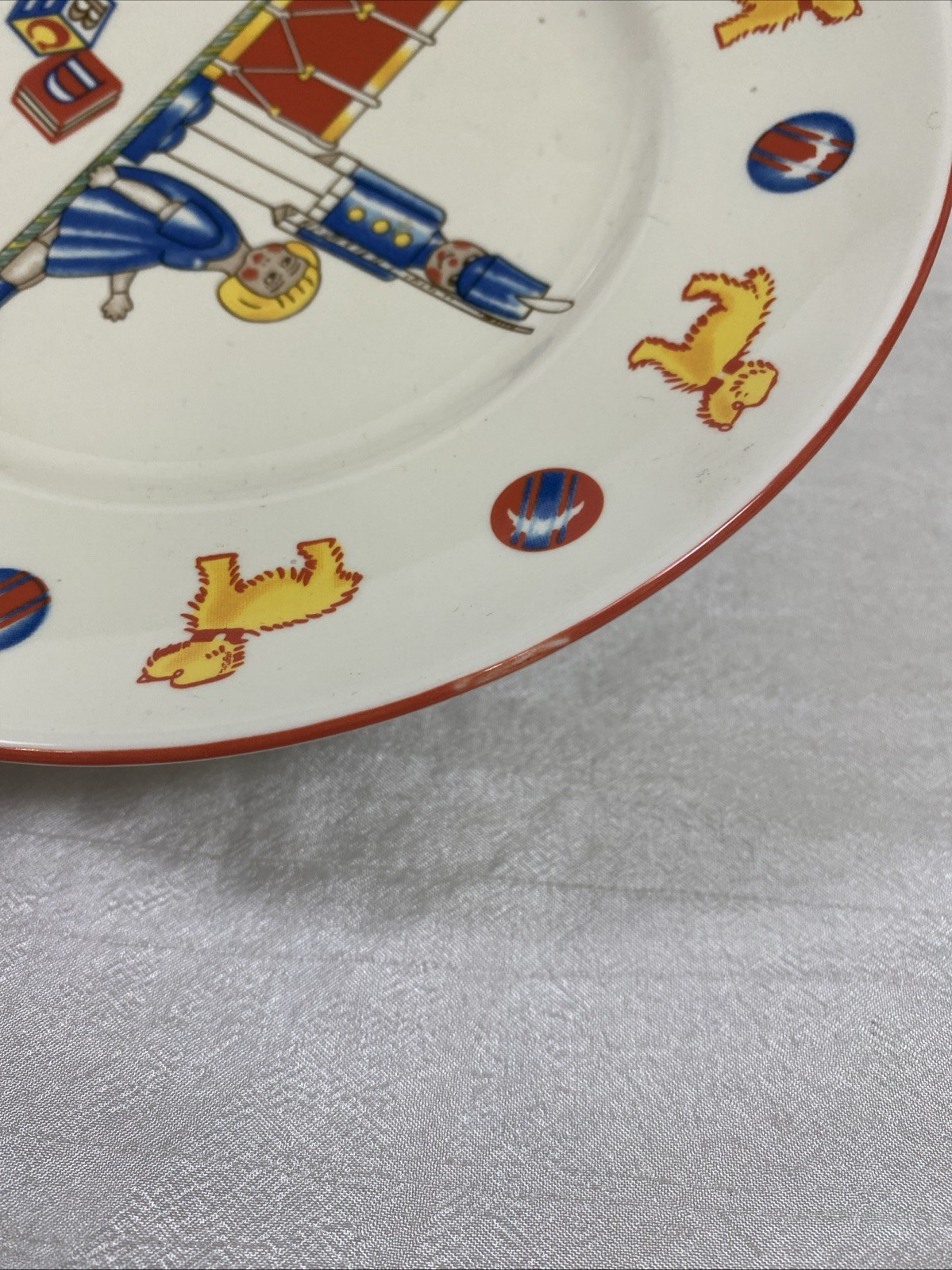 Vintage Tiffany Toys 2-Piece China Child’s Infant’s Dish Set 1992 Plate & Mug