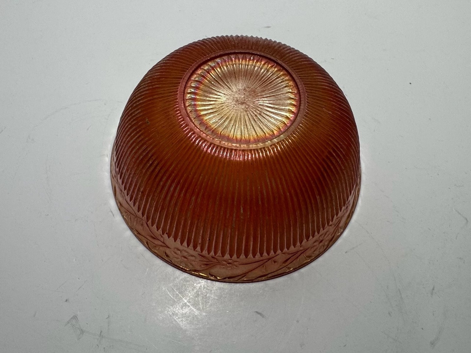 Vintage Imperial Glass Ohio Marigold Carnival Glass Berry Bowl