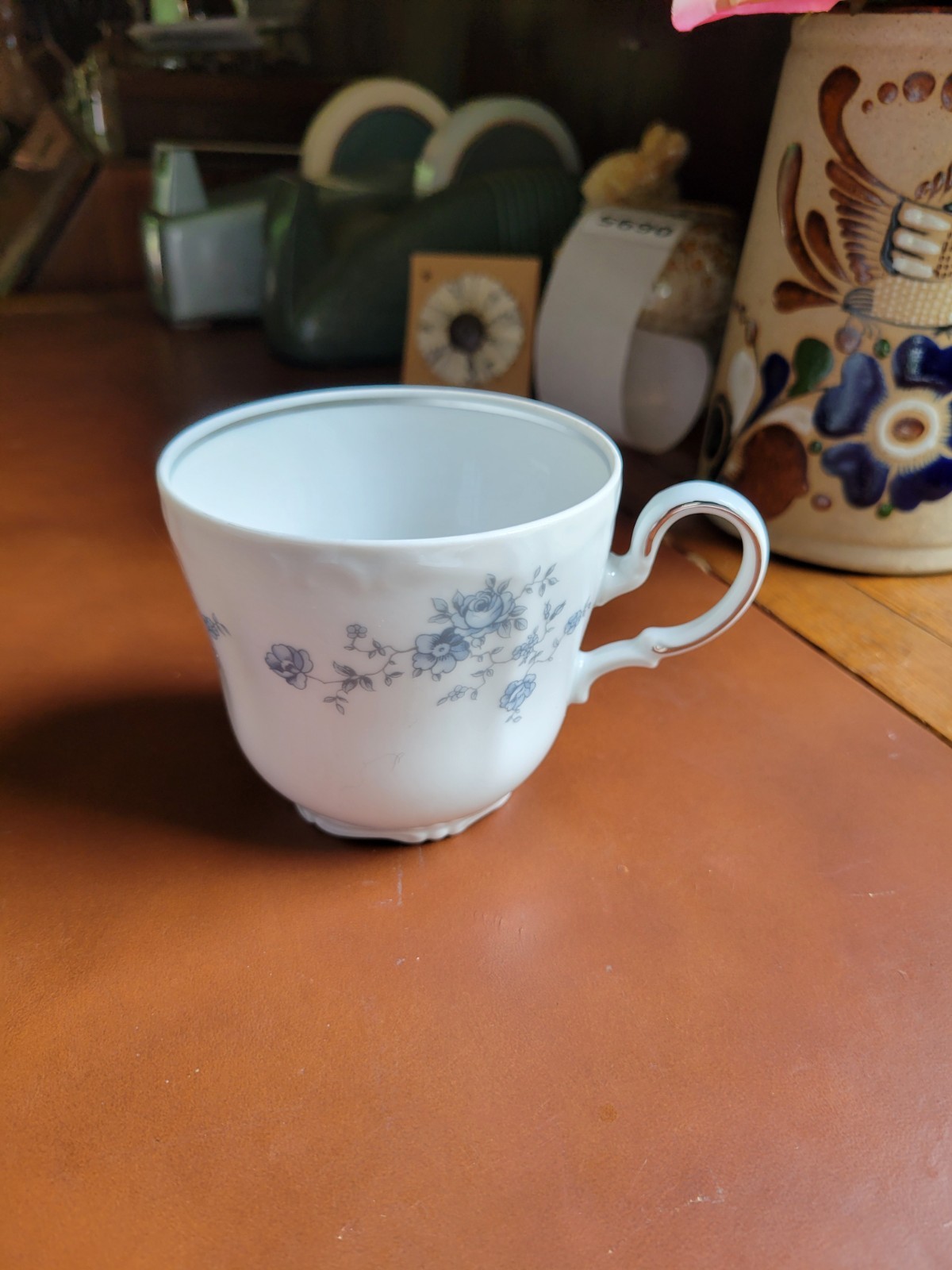 Vtg JOHANN HAVILAND Bavaria Germany “Blue Garland” TEACUP COFFEE CUP