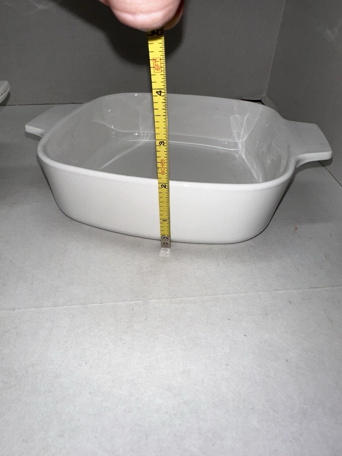 Corning Ware Blue Dusk & Plain Set of 2 Casserole Baking Dishes 1.5 & 1L No lids