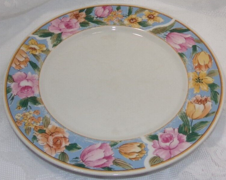Vintage 1994 Farberware China ROSE GARDEN DINNER PLATE
